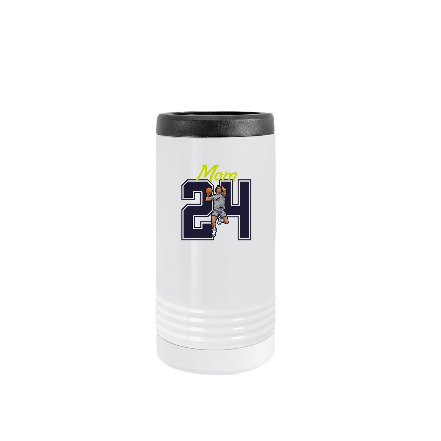Slim Beverage Holder — Mothers Day Shirsey in White