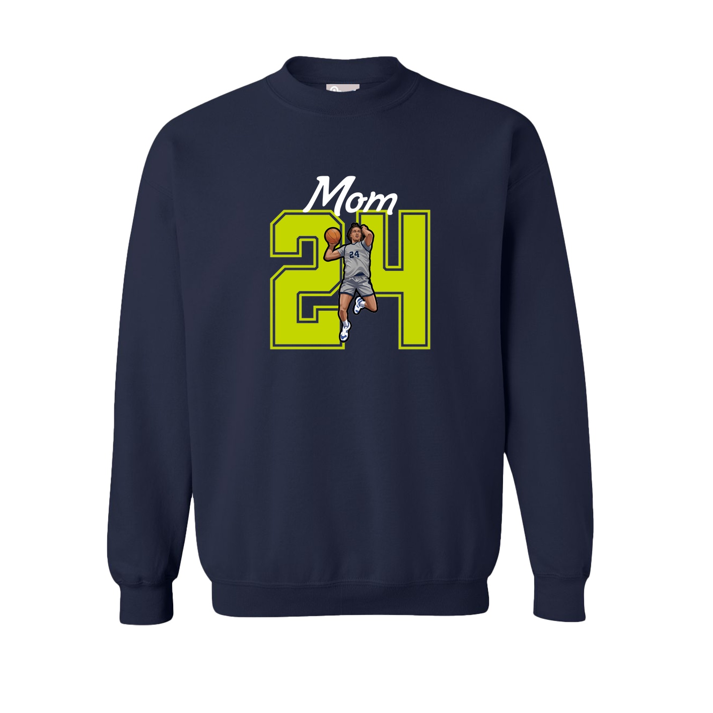 Fleece Crew — Mothers Day Shirsey in Navy