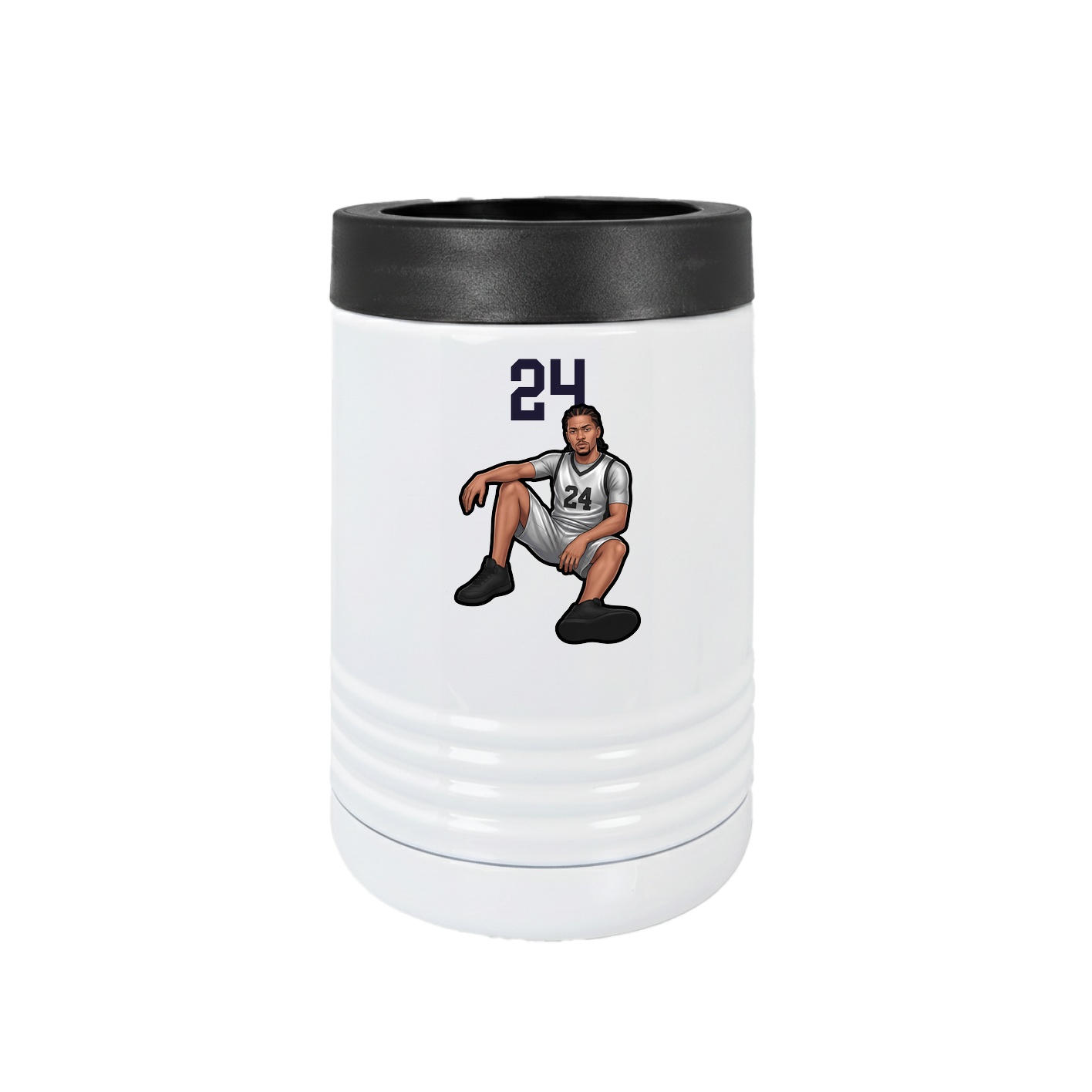 Beverage Holder — Number Top in White