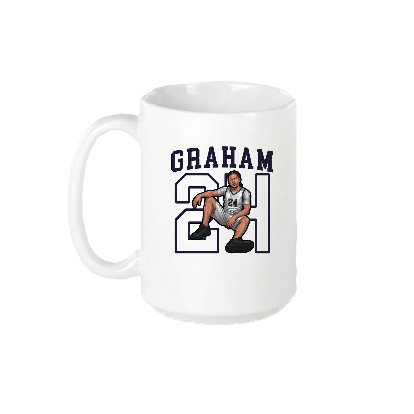 15oz Coffee Mug — Shirsey in White