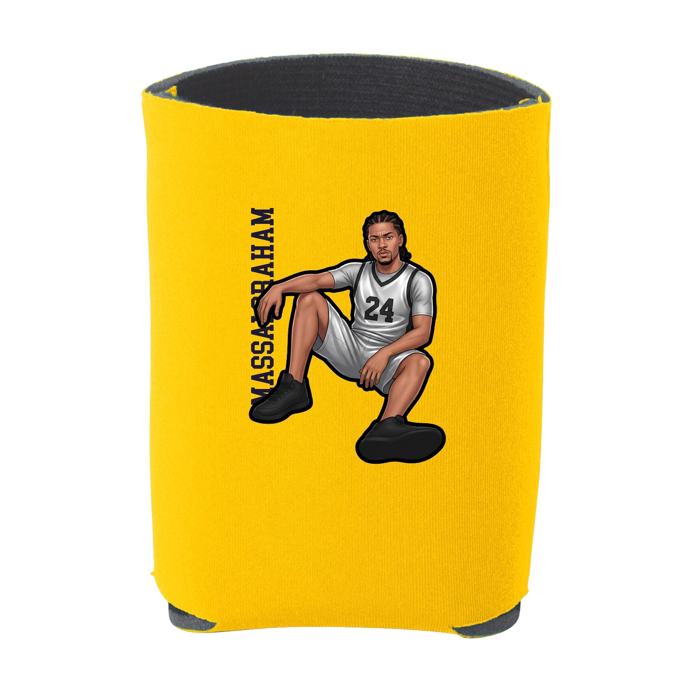 Can Holder — Name Vertical in Yellow