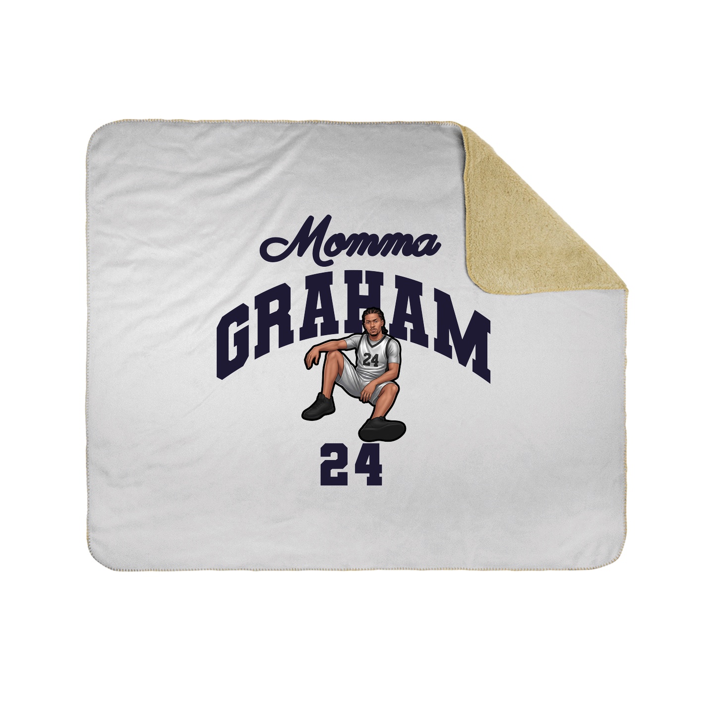 Throw Blanket — Mothers Day Arch in White