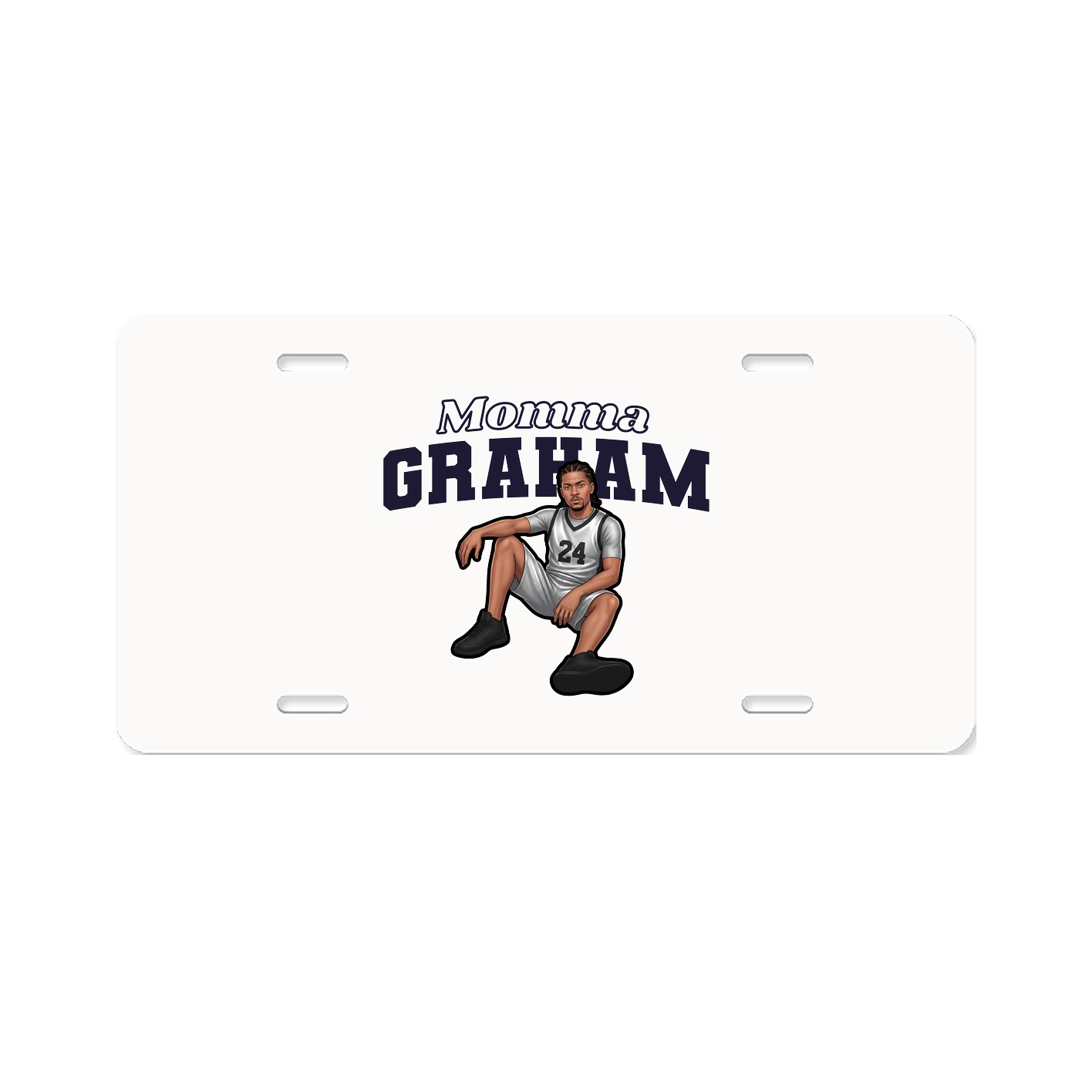 License Plate — Mothers Day Block in Classic