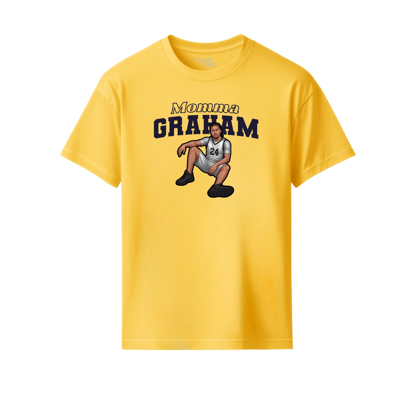 Youth Tee — Mothers Day Block in Yellow