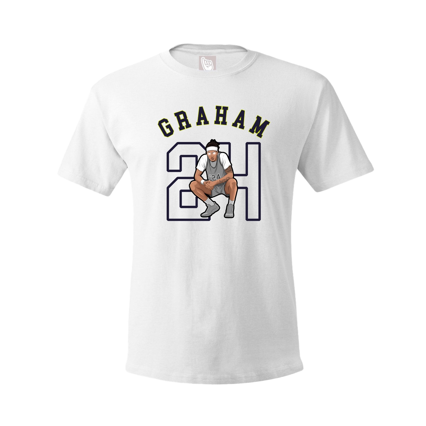 Youth Tee — Shirsey Arch in White