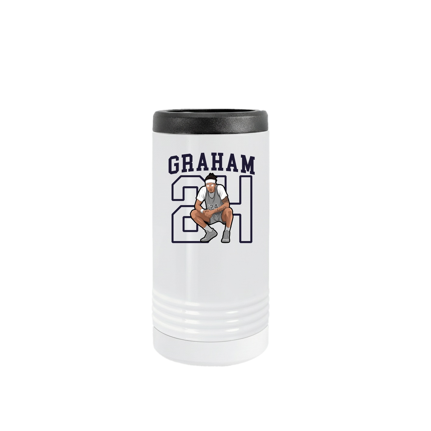 Slim Beverage Holder — Shirsey in White