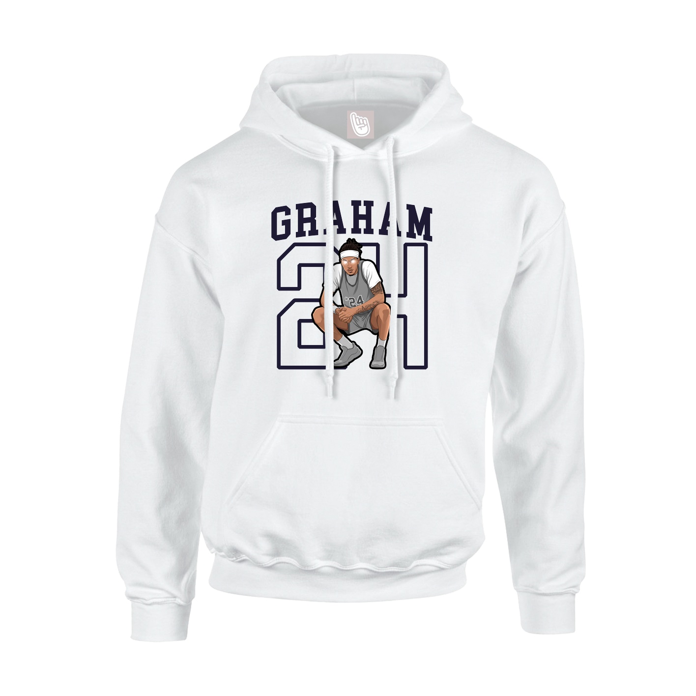Youth Hoodie — Shirsey in White