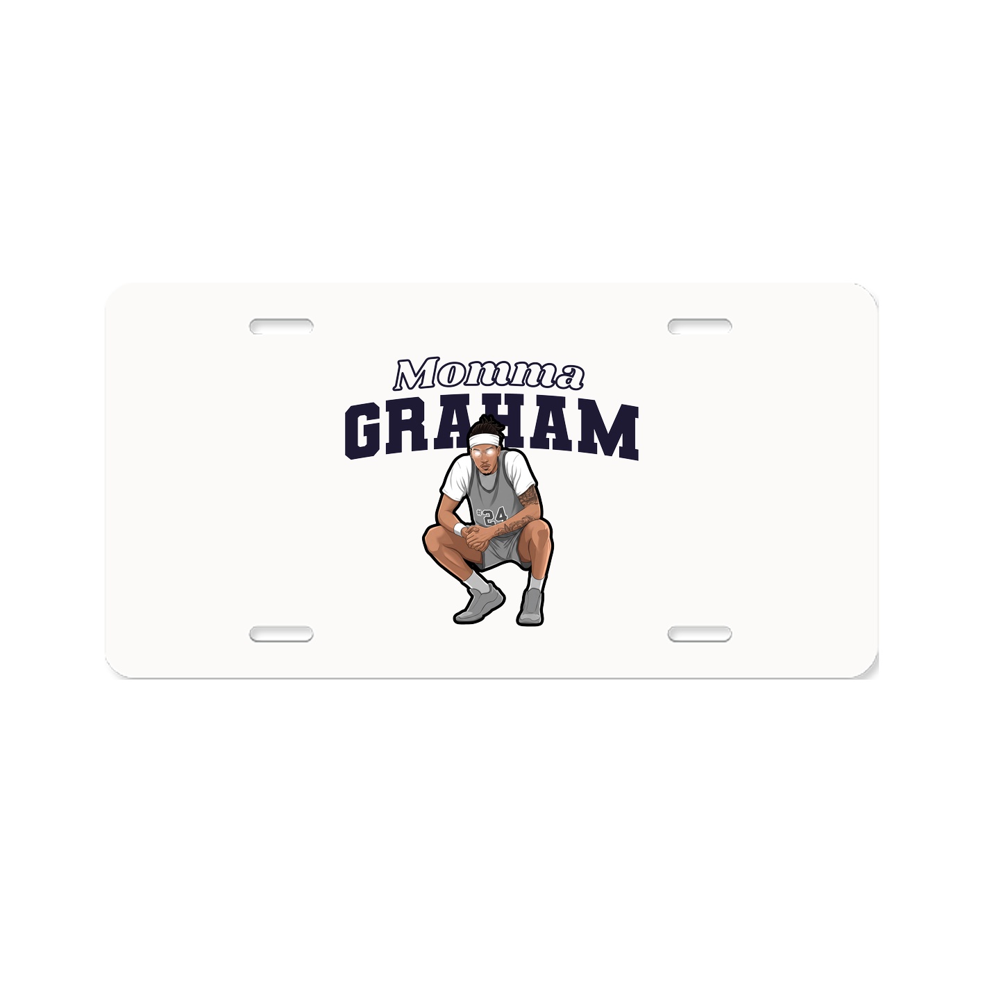License Plate — Mothers Day Block in Classic