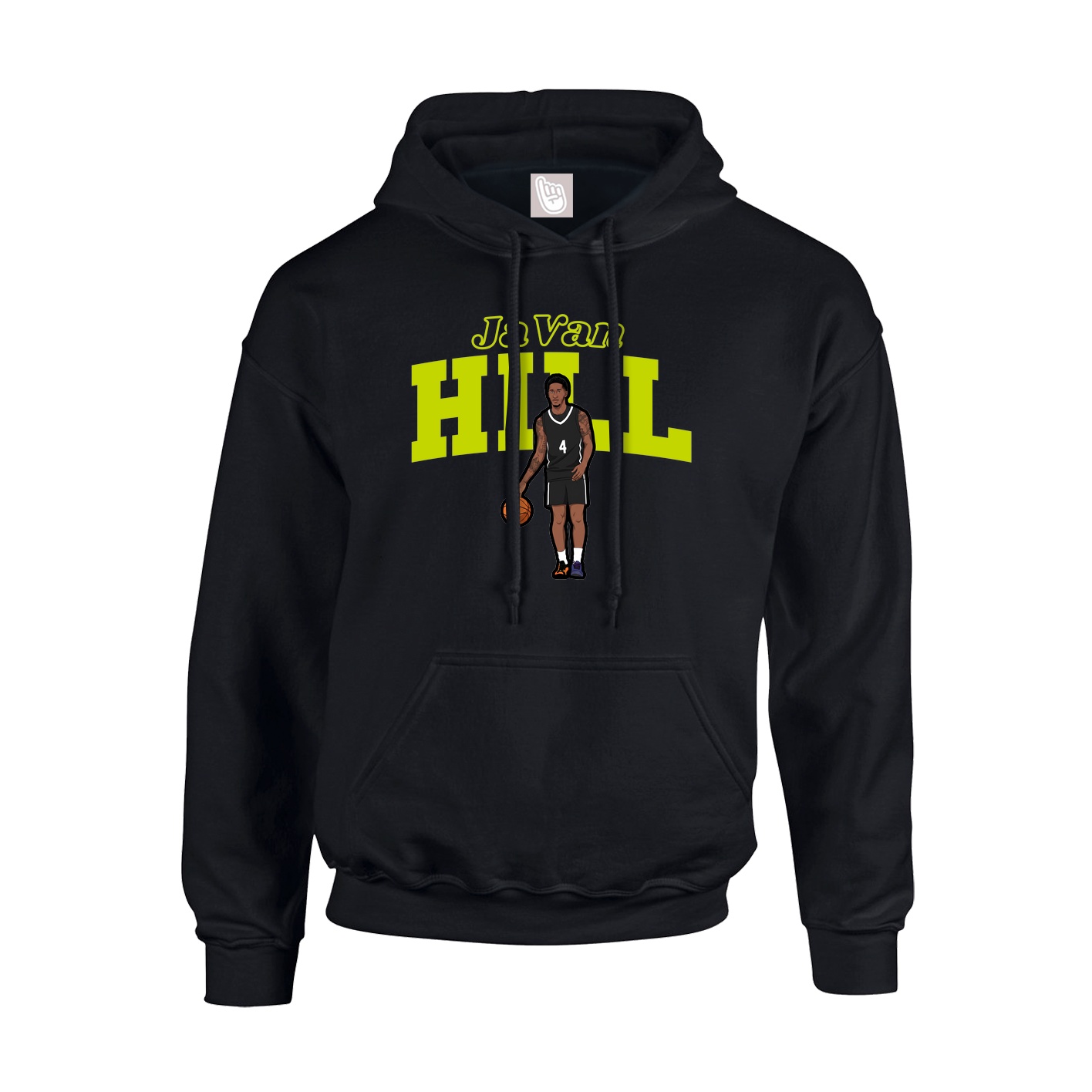 Hoodie — Name Arch in Black