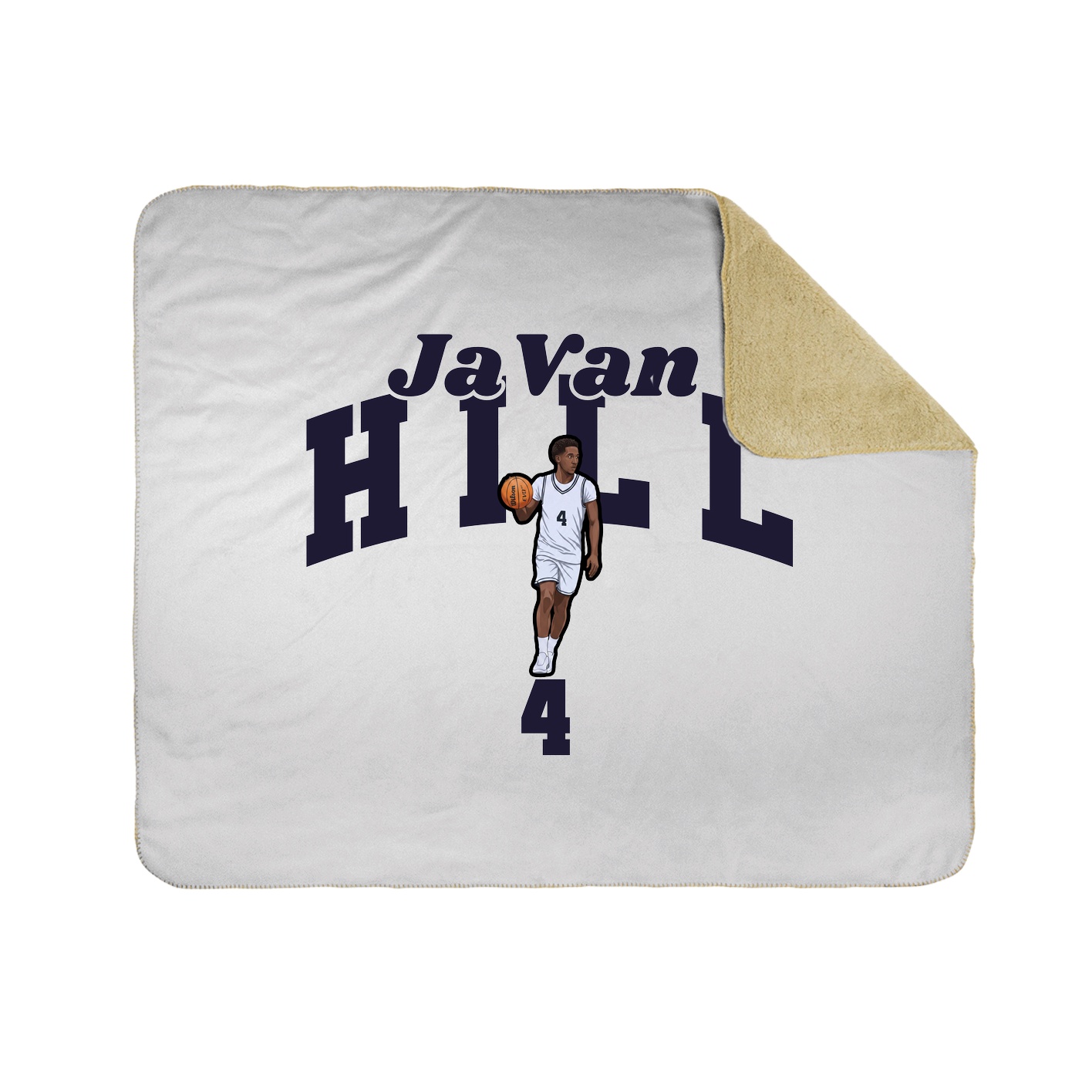 Throw Blanket — Signature Arch in White
