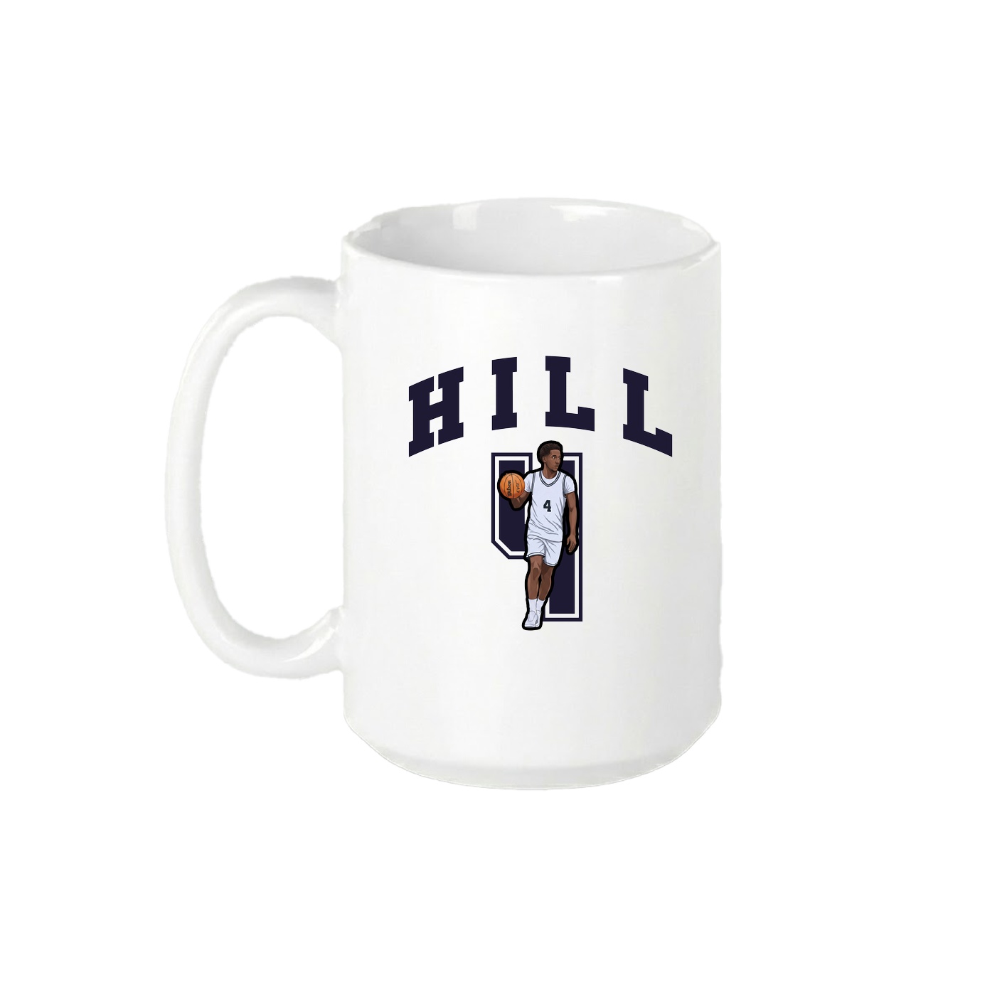 15oz Coffee Mug — Number in White