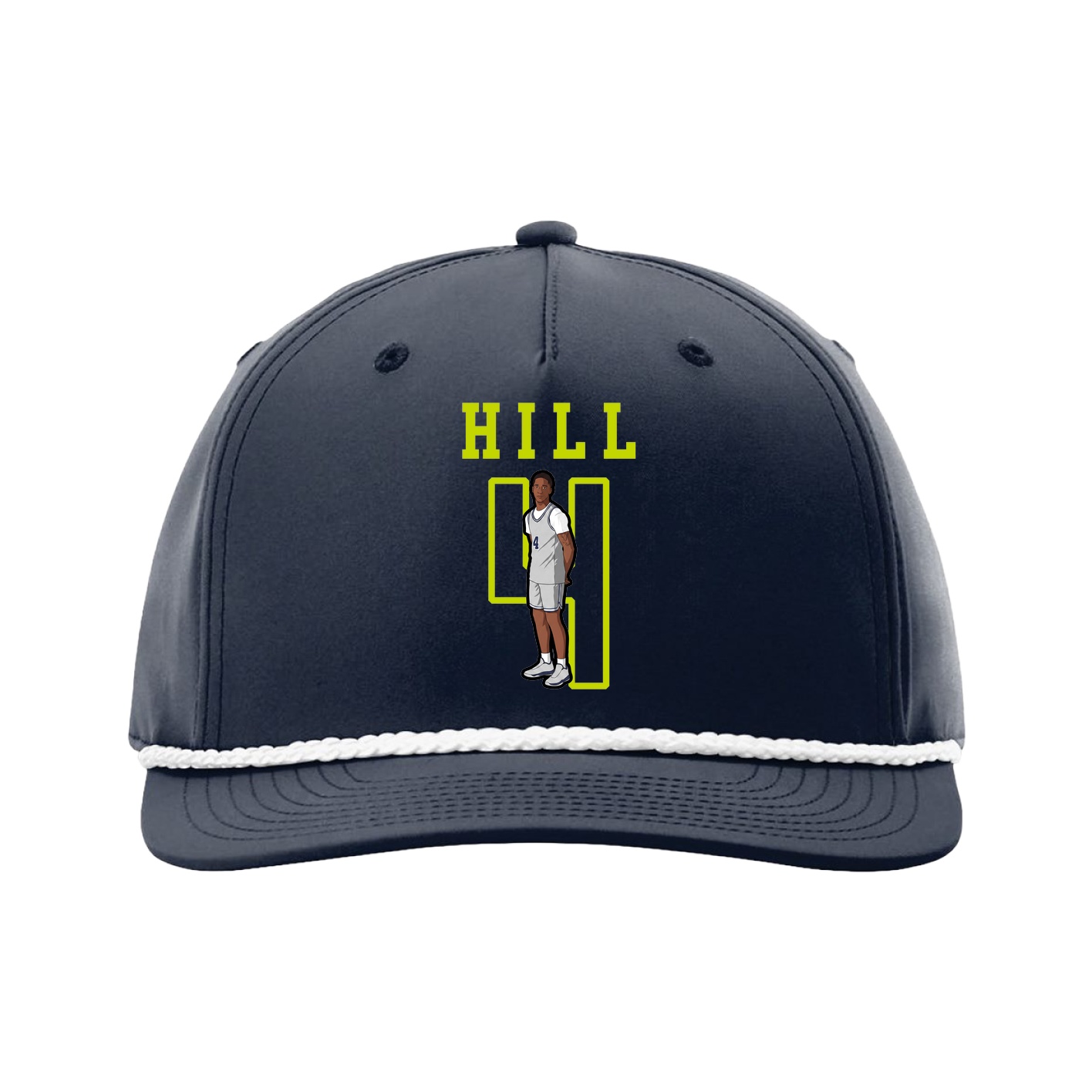 Five-Panel Classic Rope Cap — Shirsey in Navy