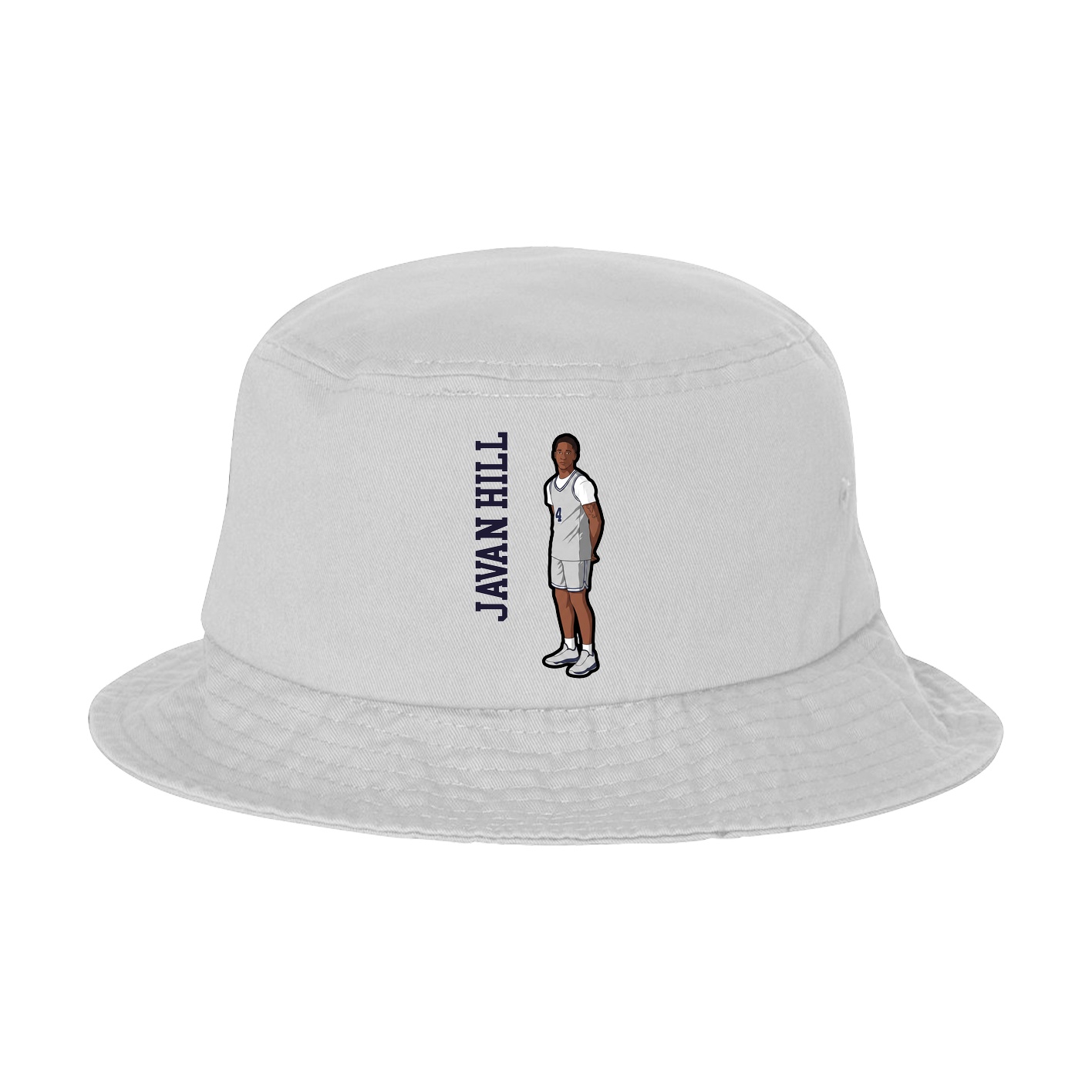 Bucket Cap — Name Vertical in White