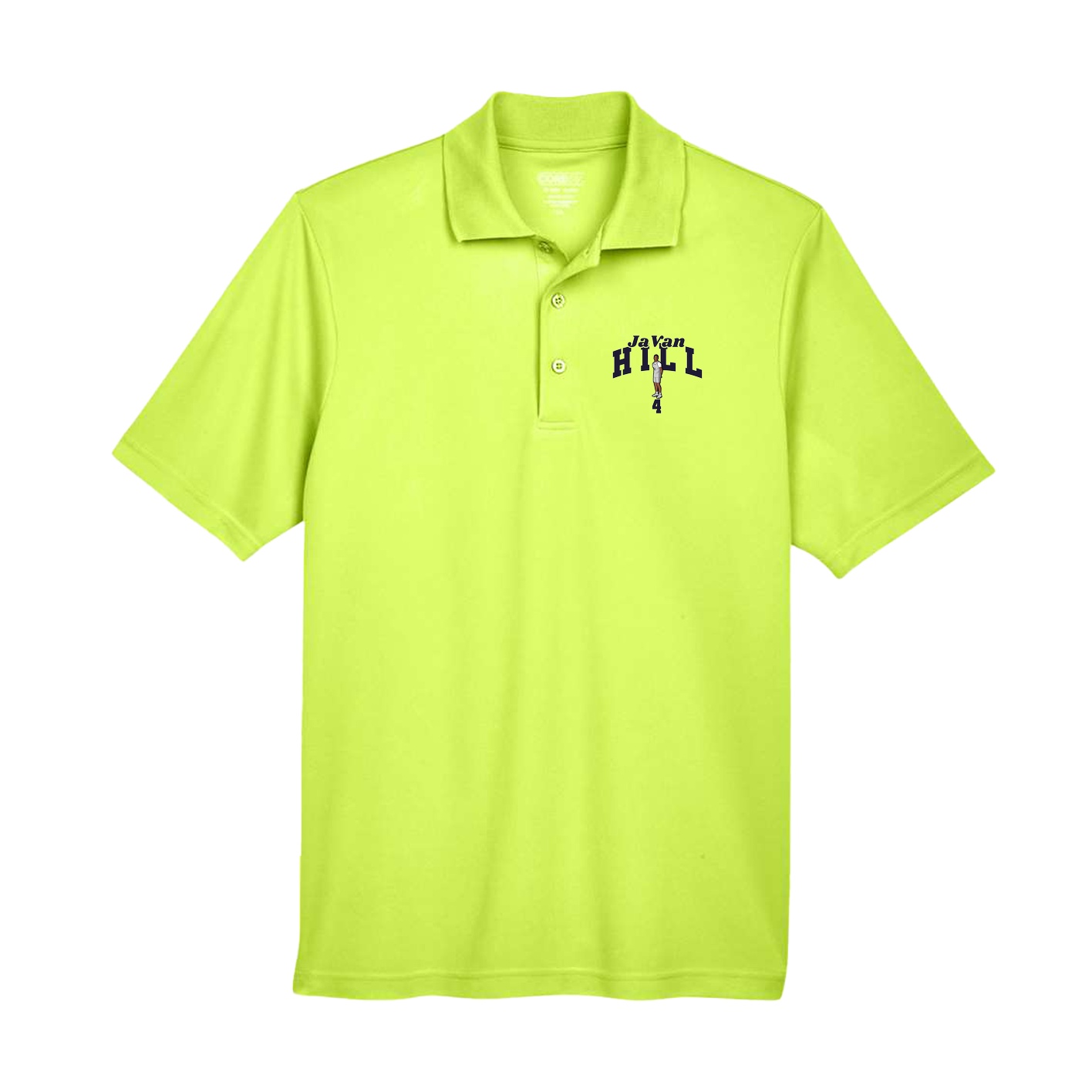 Performance Polo — Signature Arch in Yellow