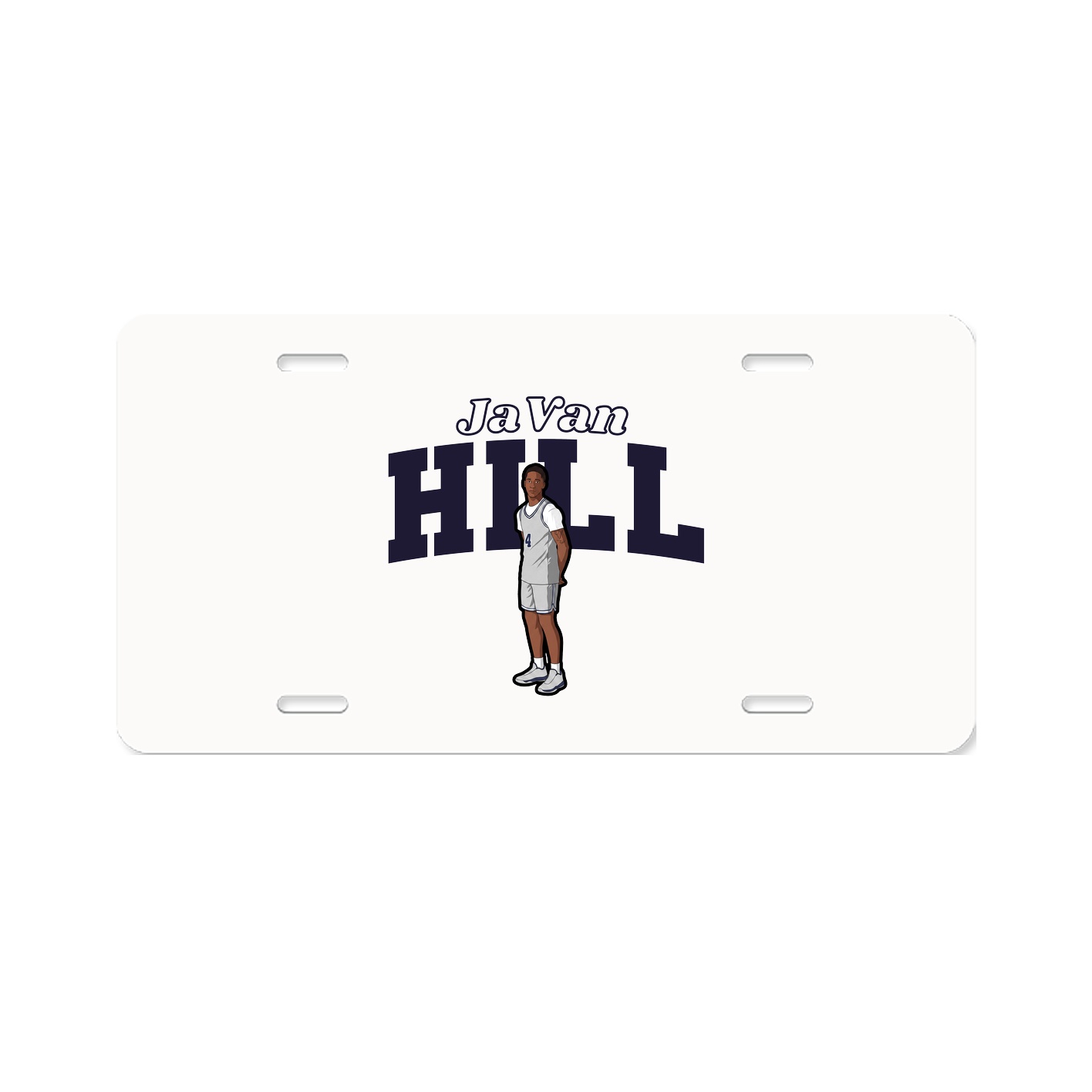 License Plate — Name Arch in Classic