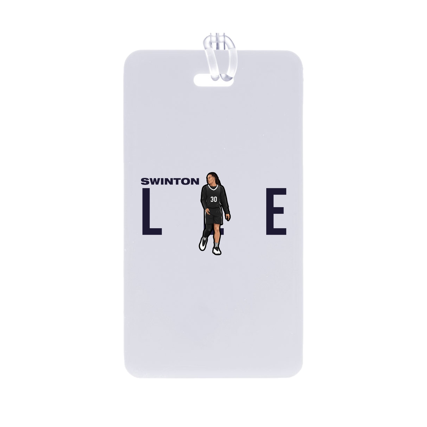 Bag Tag — Player Name in Classic