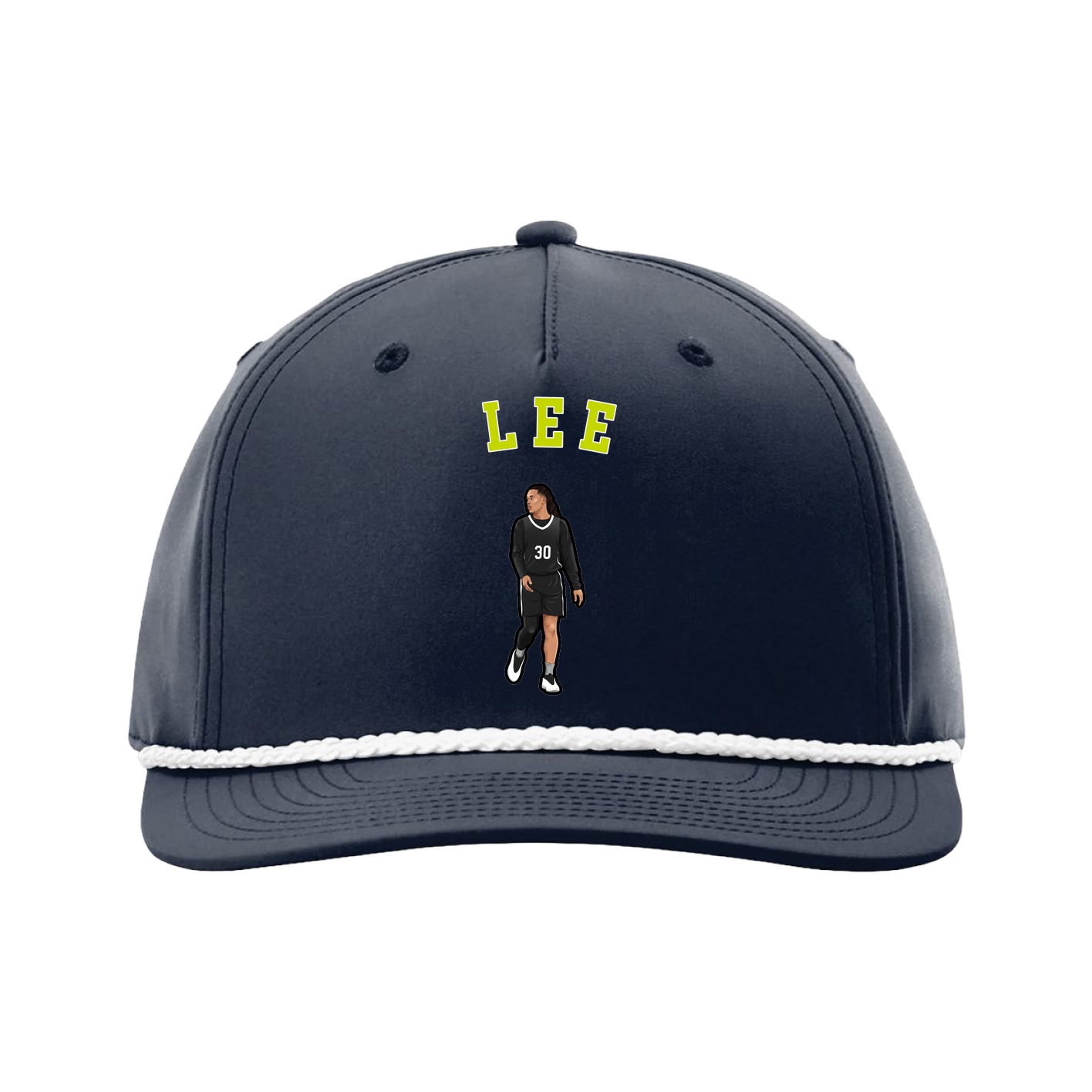 Five-Panel Classic Rope Cap — Shirsey Arch in Navy