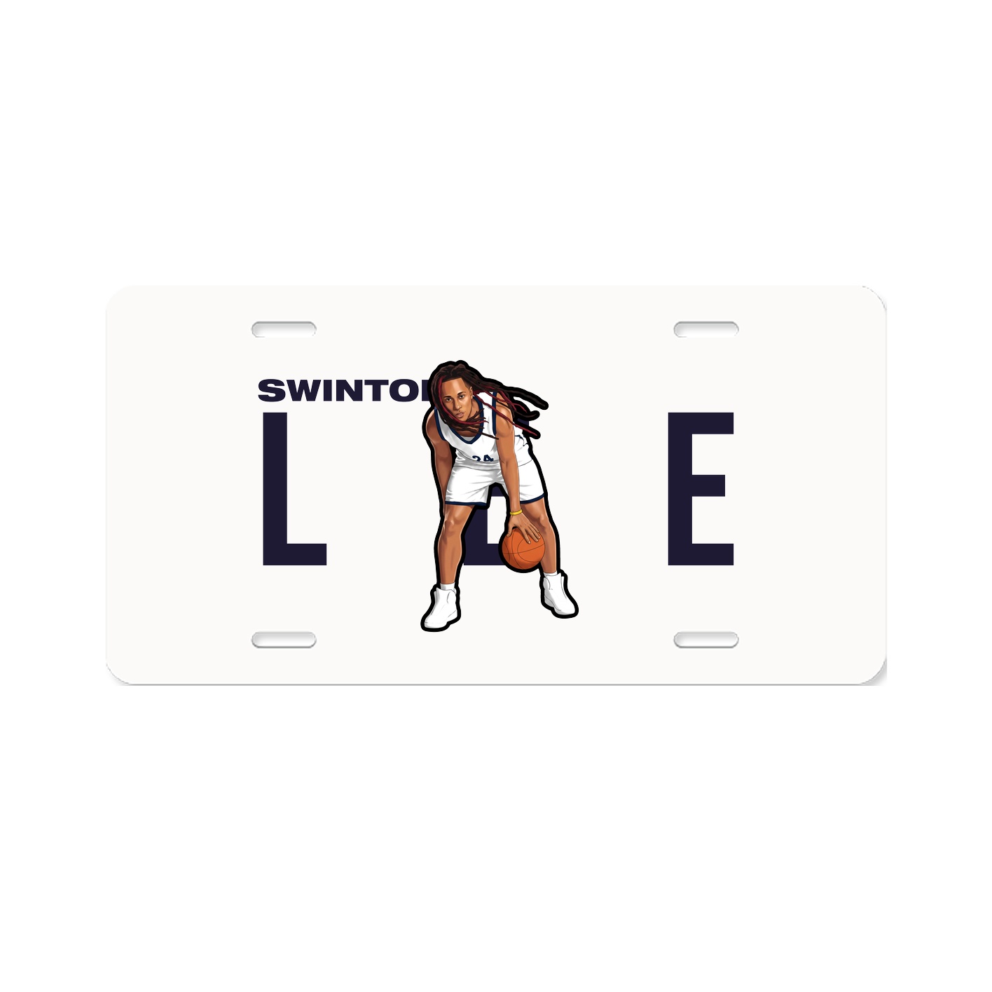 License Plate — Player Name in Classic