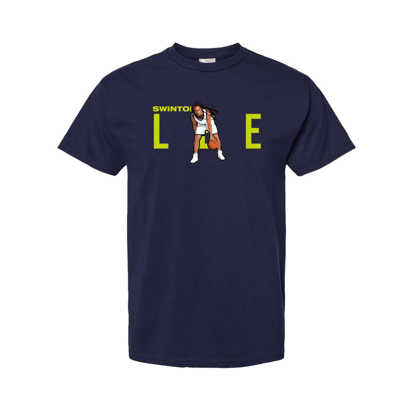 Youth Tee — Player Name in Navy