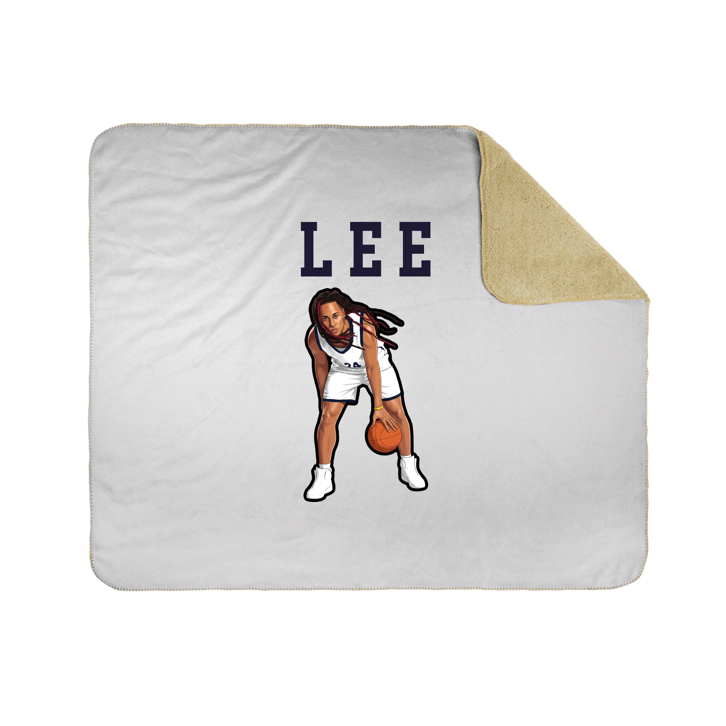 Throw Blanket — Shirsey in White