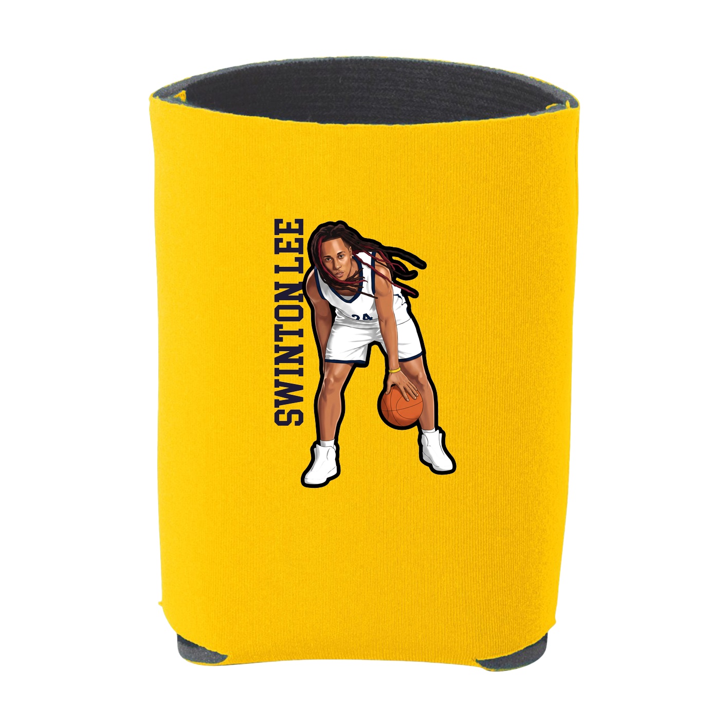Can Holder — Name Vertical in Yellow