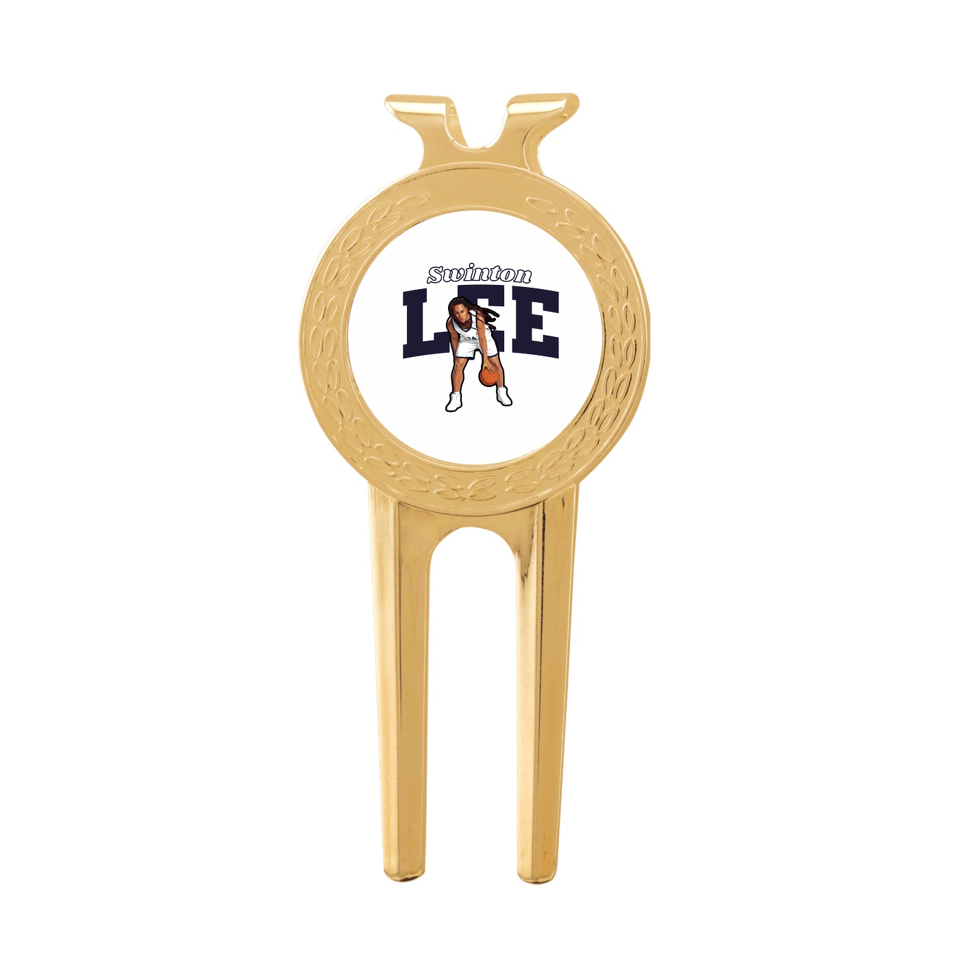 Divot Tool with Ball Marker — Name Arch in Classic