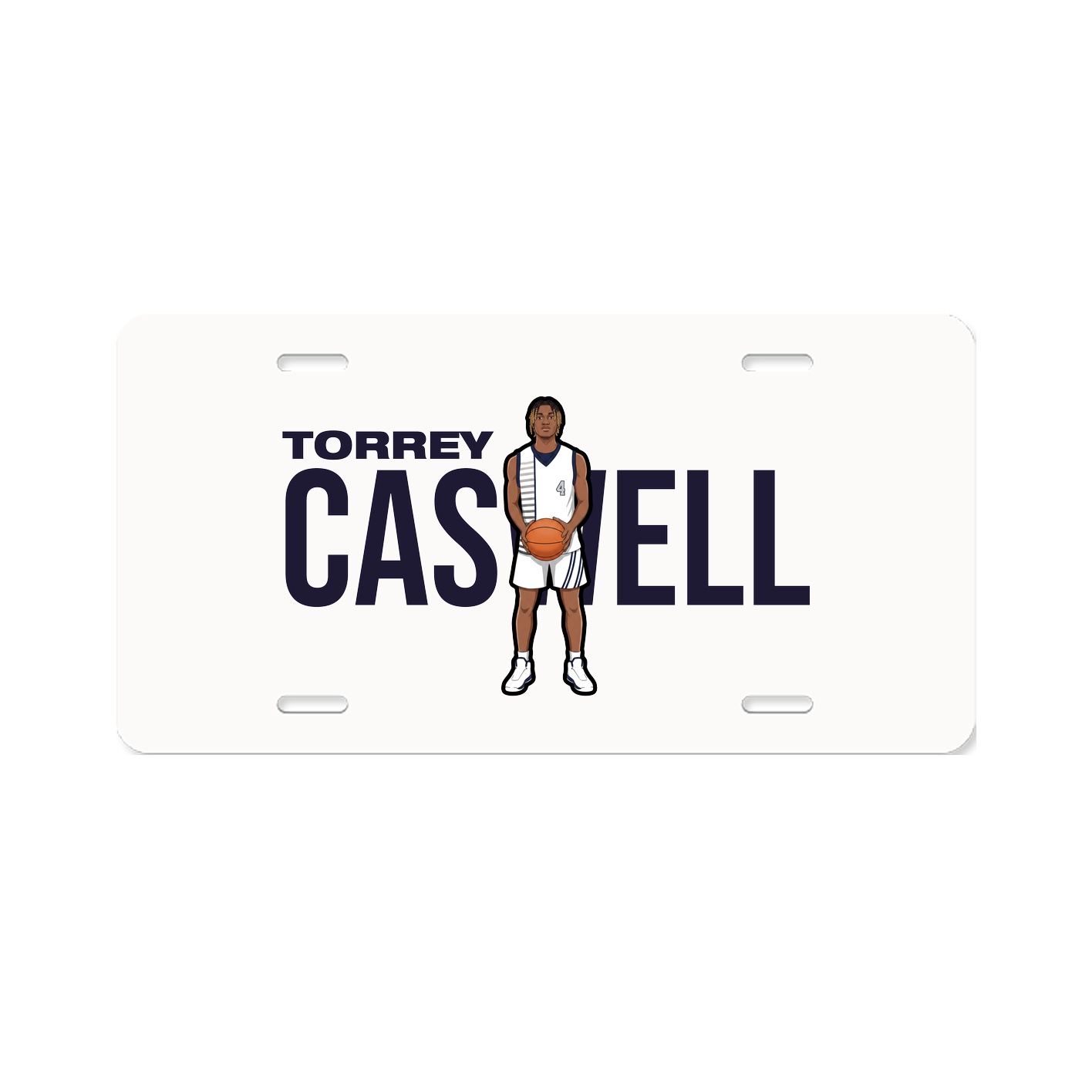 License Plate — Player Name in Classic