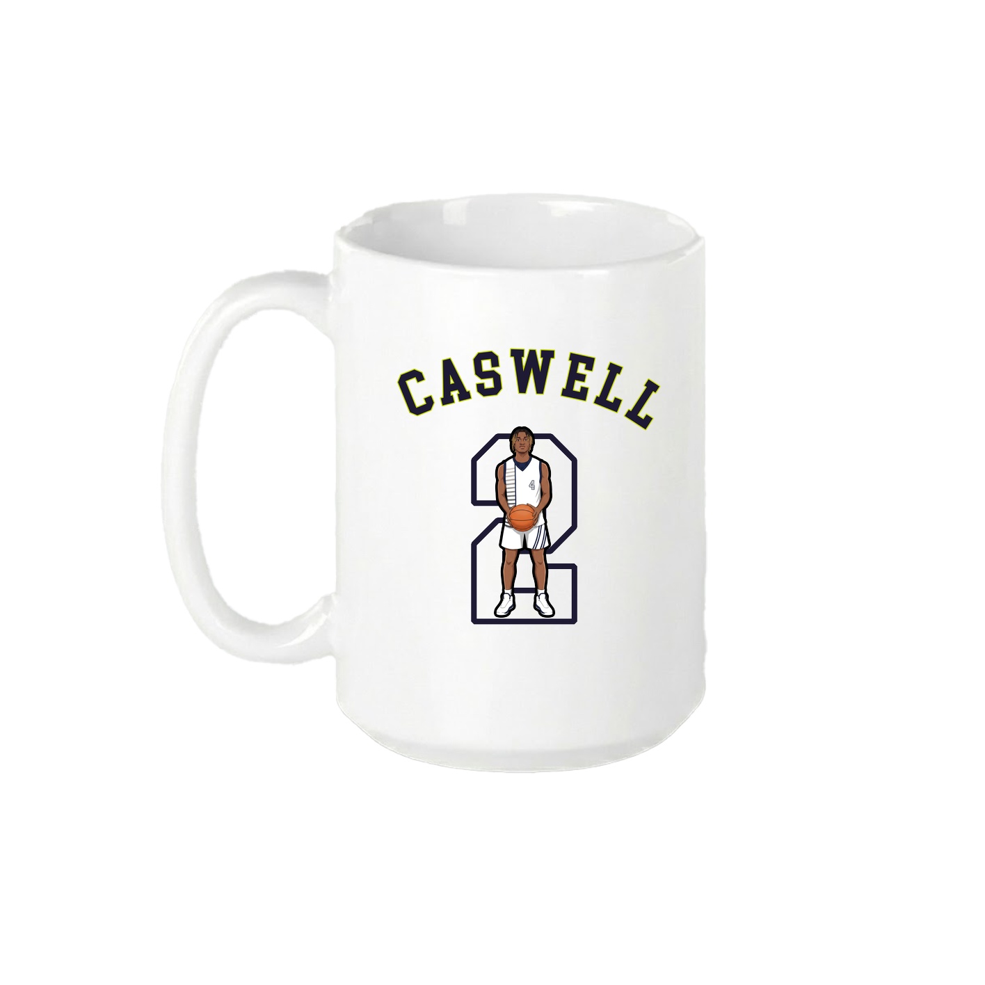 15oz Coffee Mug — Shirsey Arch in White