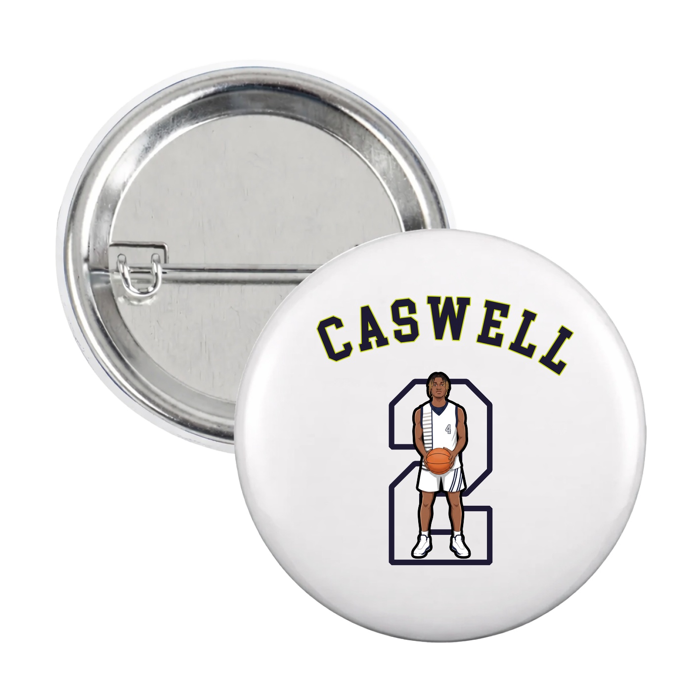 Game Day Button — Shirsey Arch in White