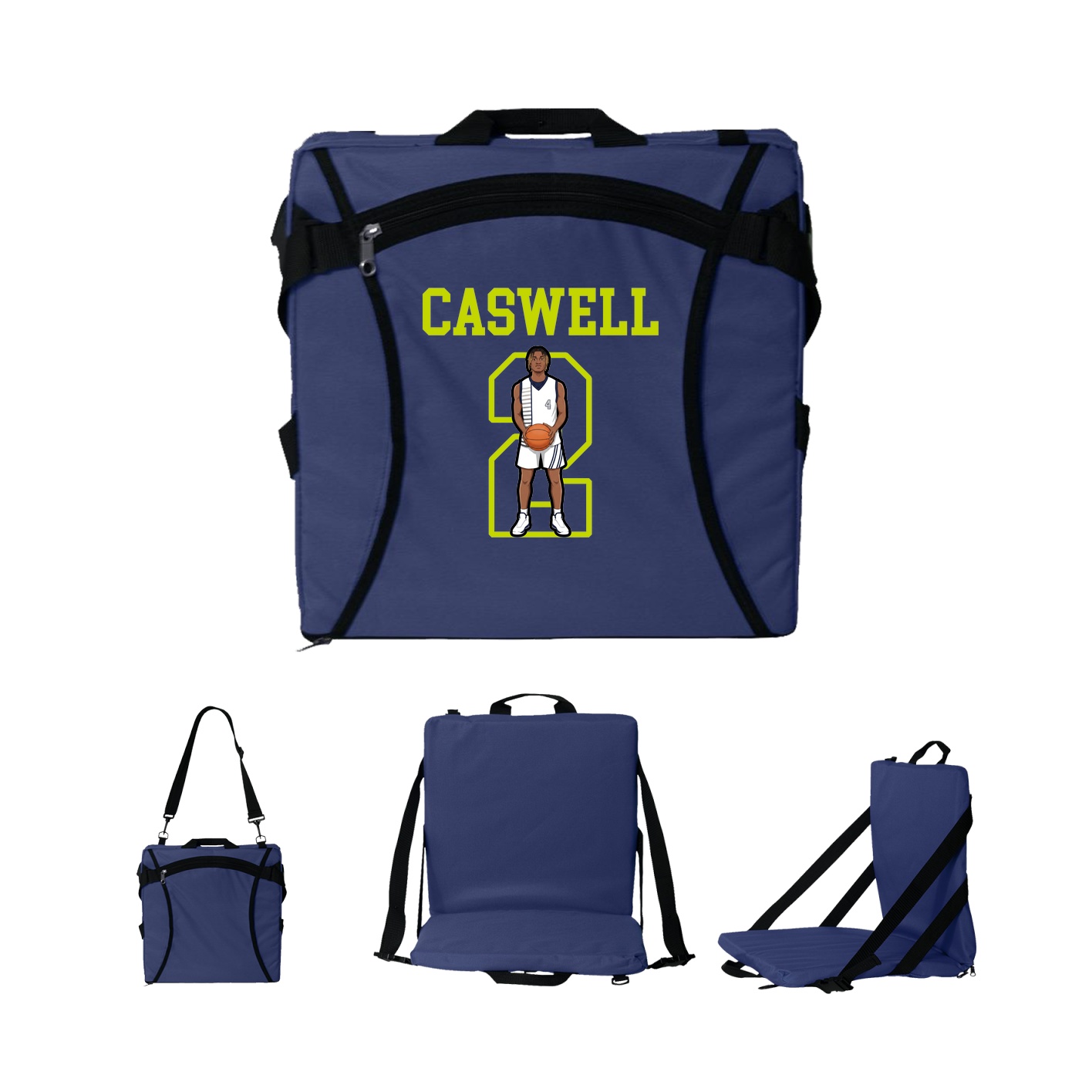 Folding Stadium Seat — Shirsey in Navy