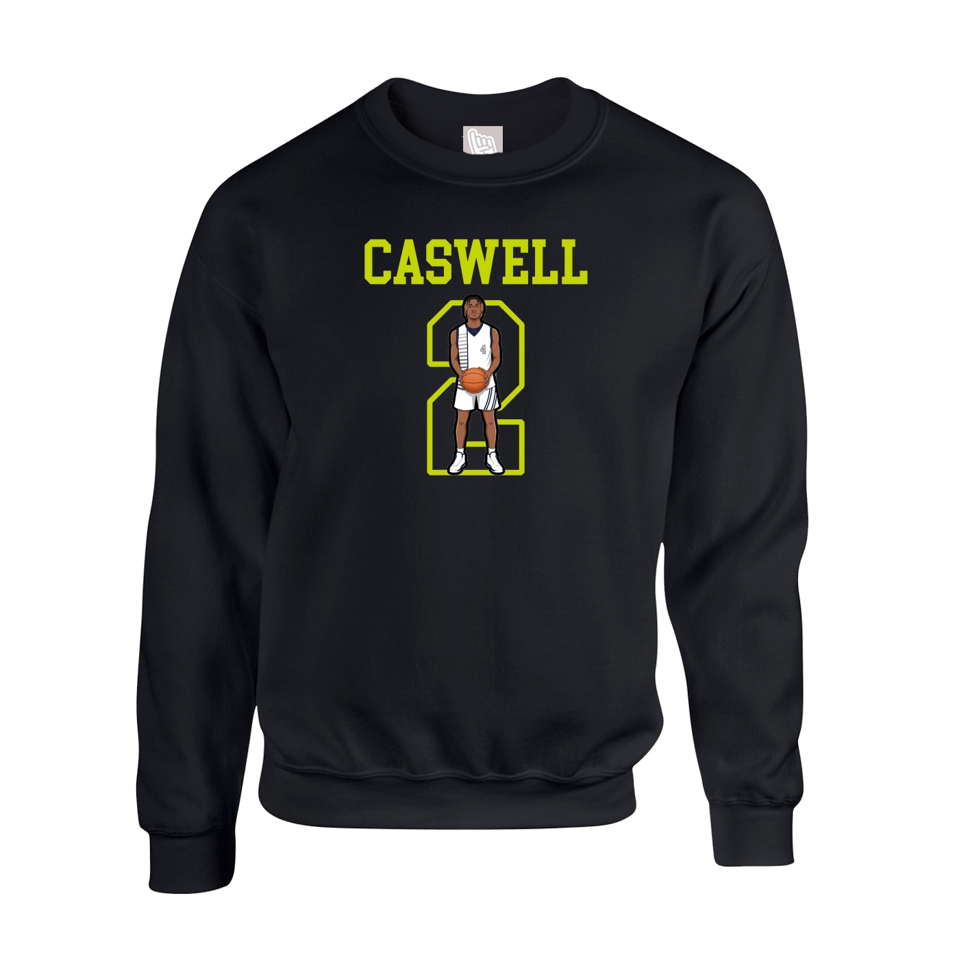 Fleece Crew — Shirsey in Black