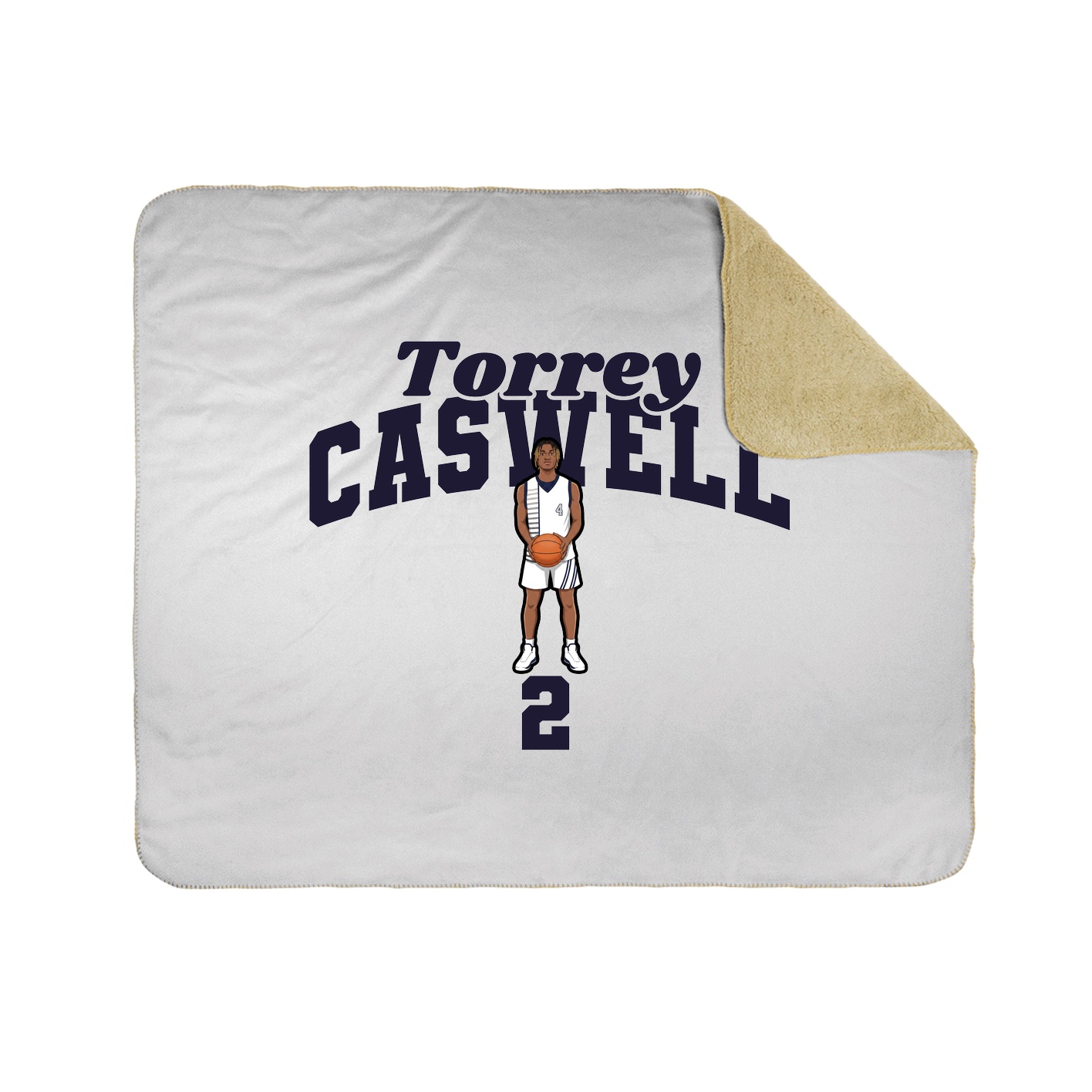 Throw Blanket — Signature Arch in White