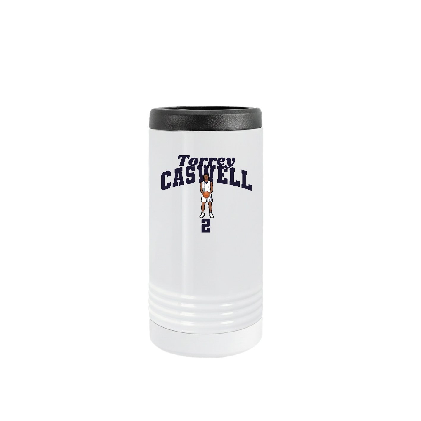 Slim Beverage Holder — Signature Arch in White
