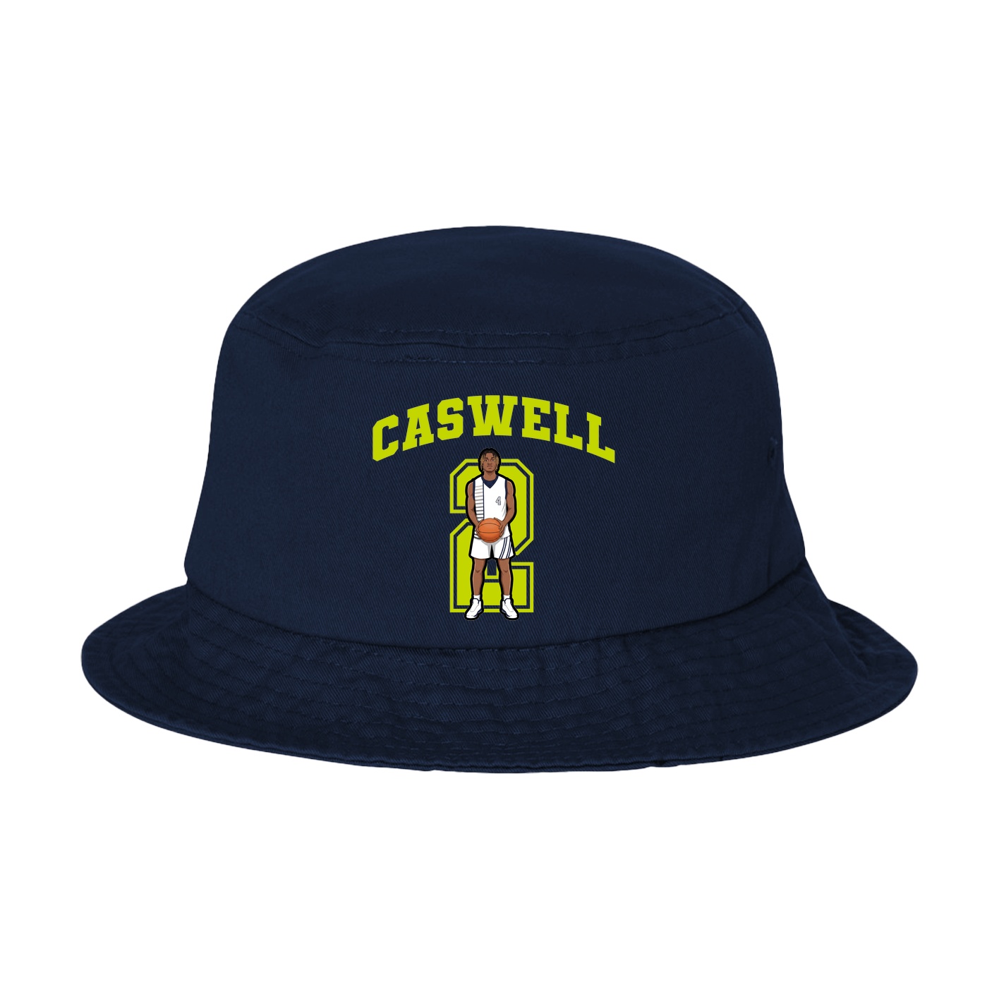 Bucket Cap — Number in Navy