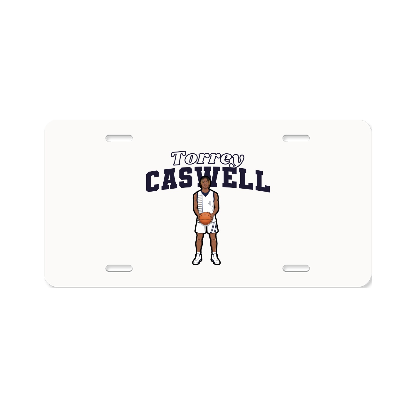 License Plate — Name Arch in Classic