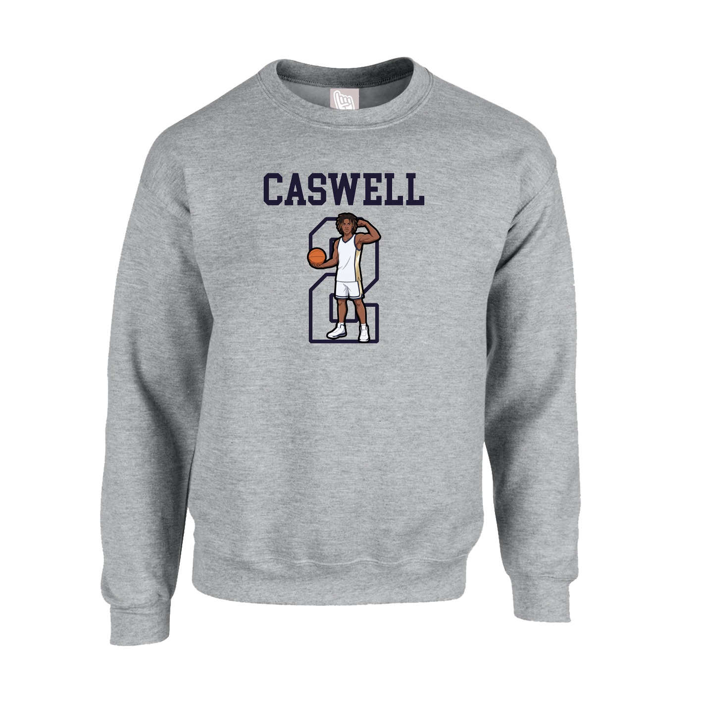 Fleece Crew — Shirsey in Grey