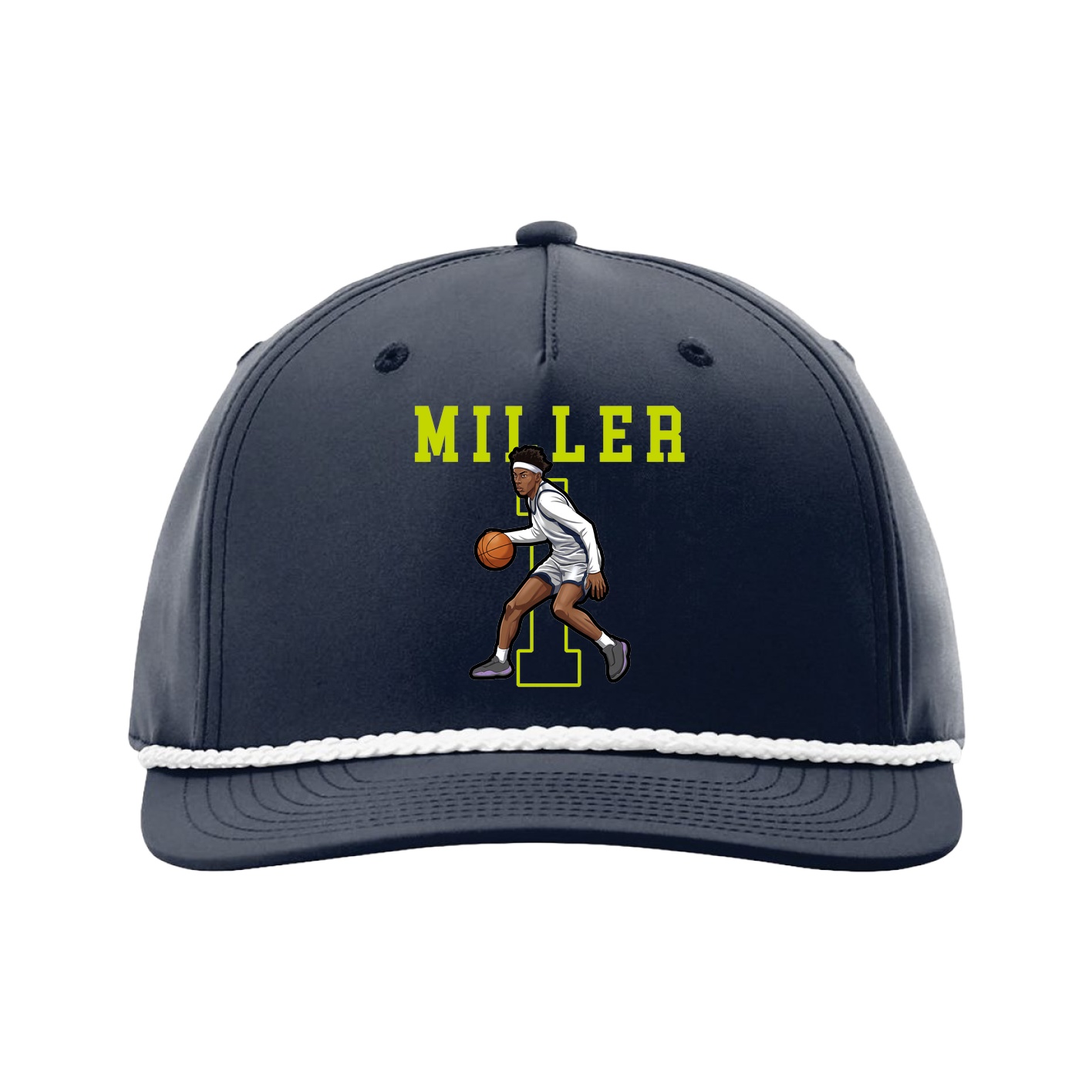 Five-Panel Classic Rope Cap — Shirsey in Navy