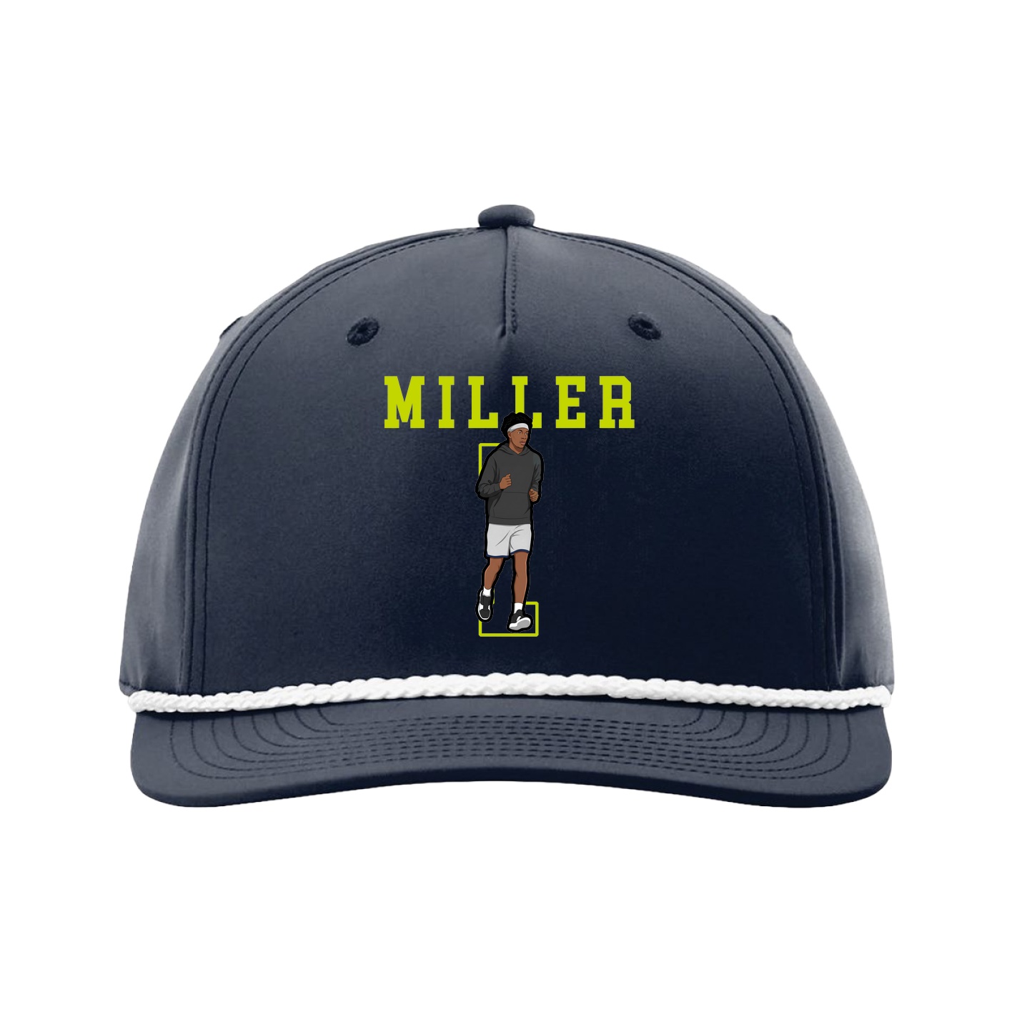 Five-Panel Classic Rope Cap — Shirsey in Navy