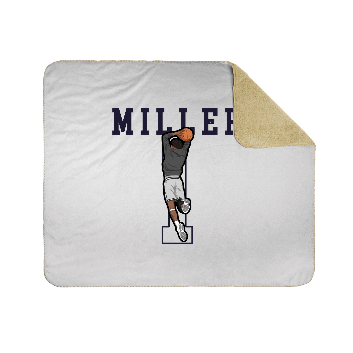 50x60 Sherpa Lined Throw Blanket