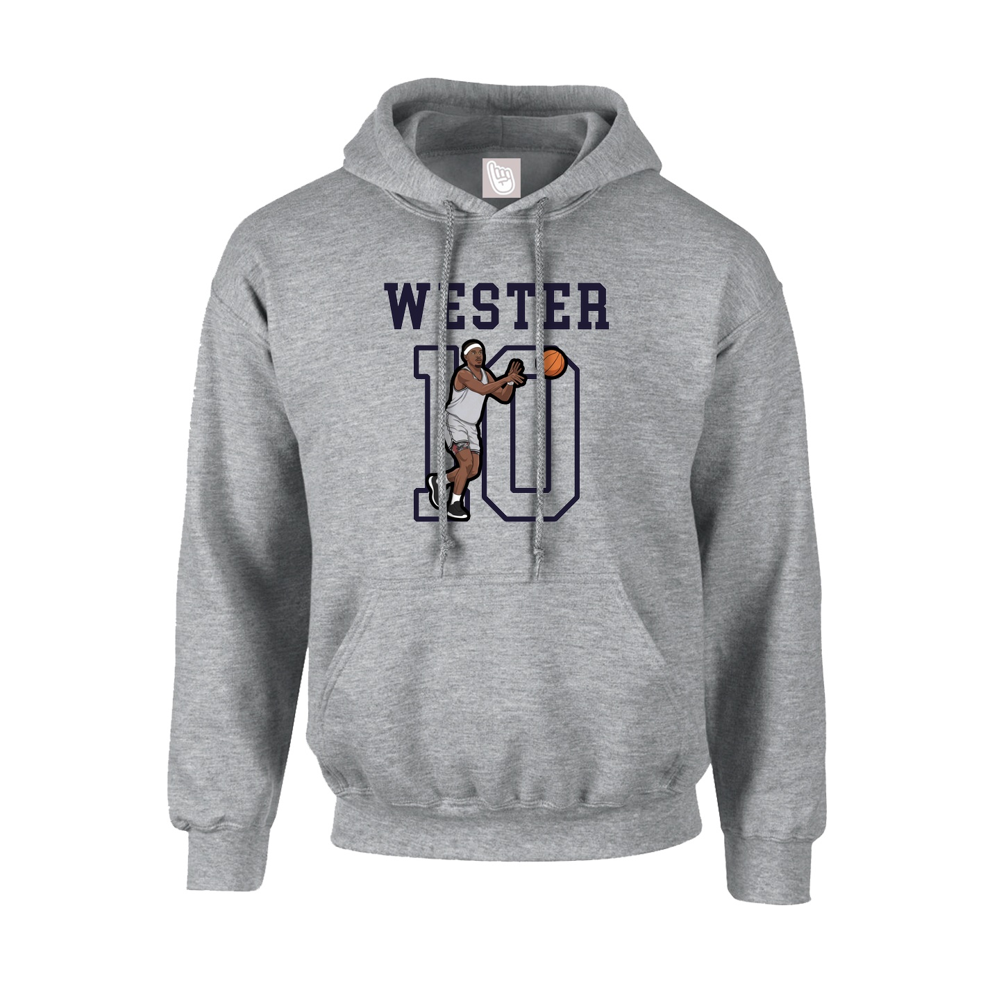 Hoodie — Shirsey in Grey