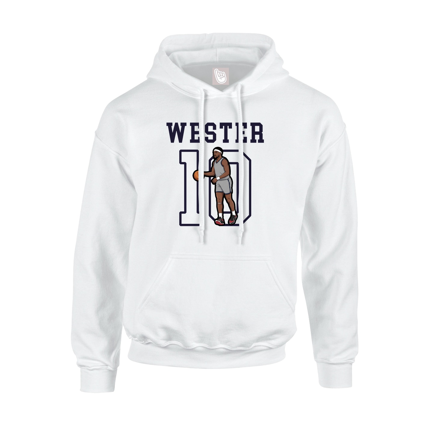 Hoodie — Shirsey in White