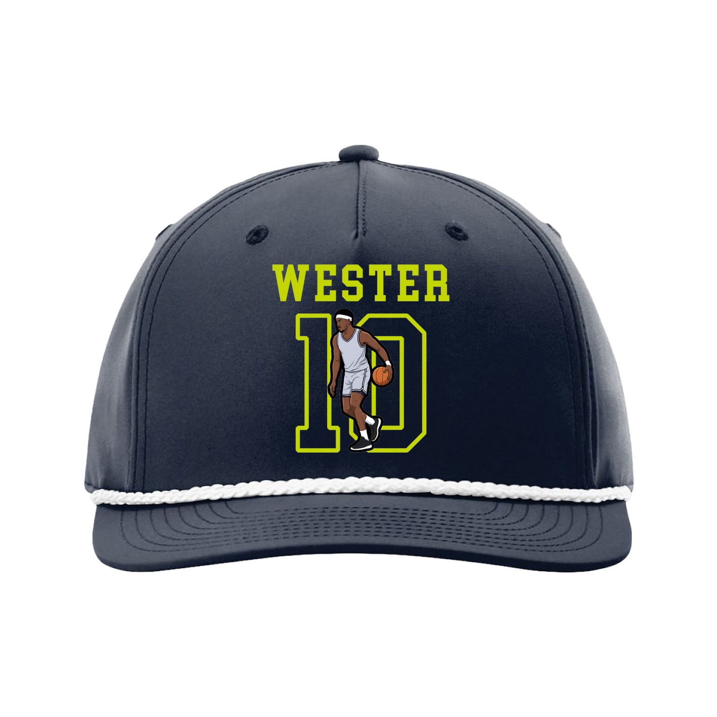 Five-Panel Classic Rope Cap — Shirsey in Navy