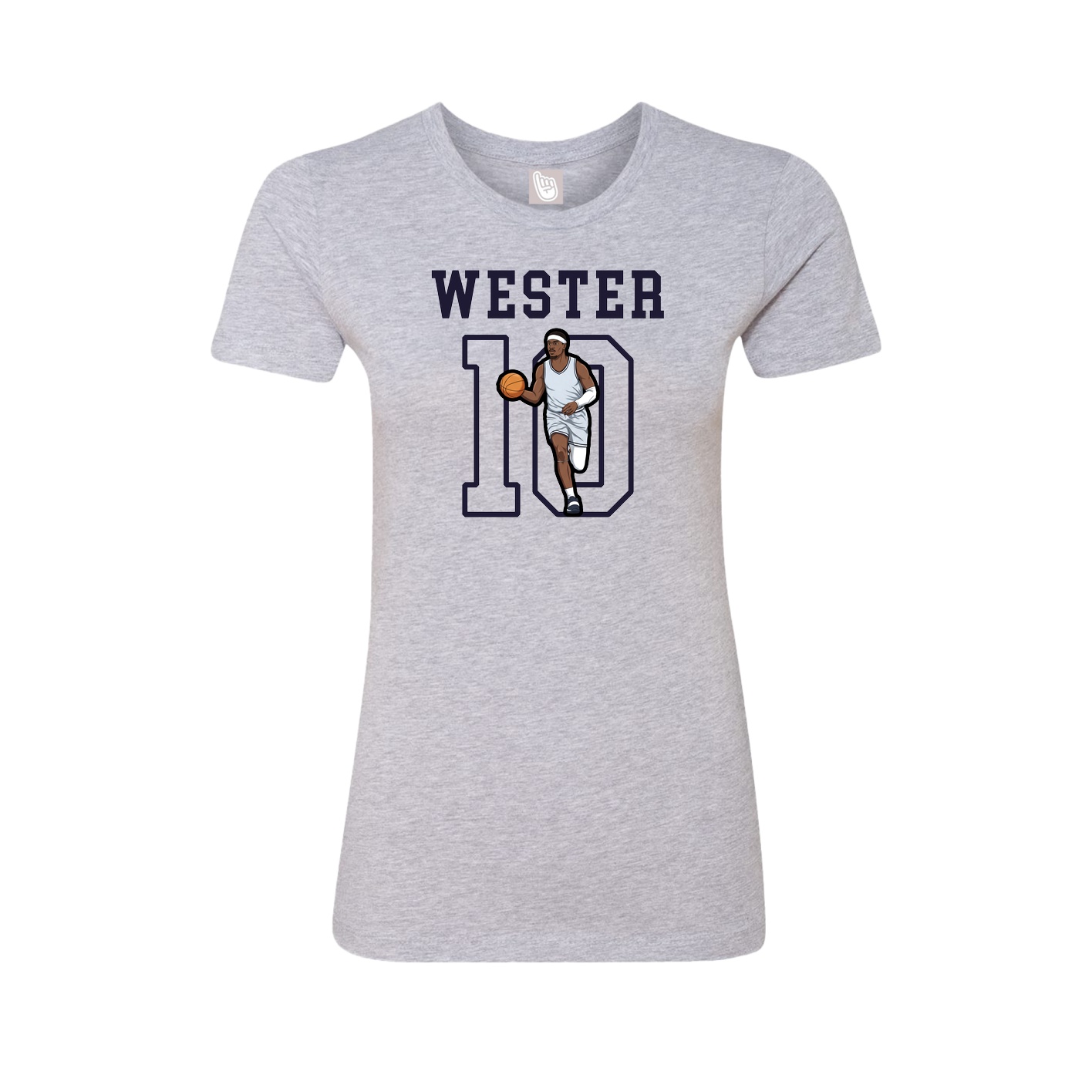 Fitted Women's Tee — Shirsey in Grey