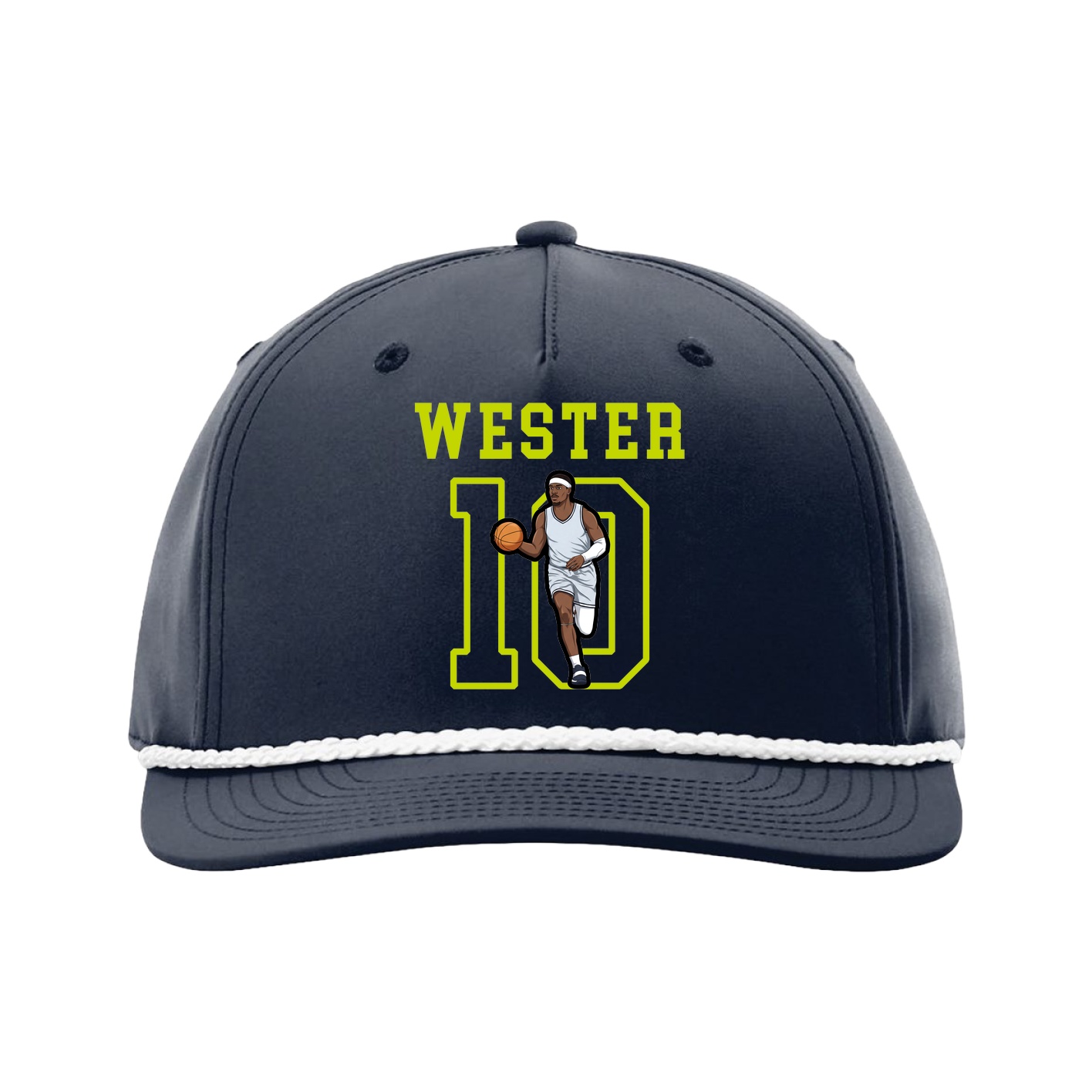 Five-Panel Classic Rope Cap — Shirsey in Navy