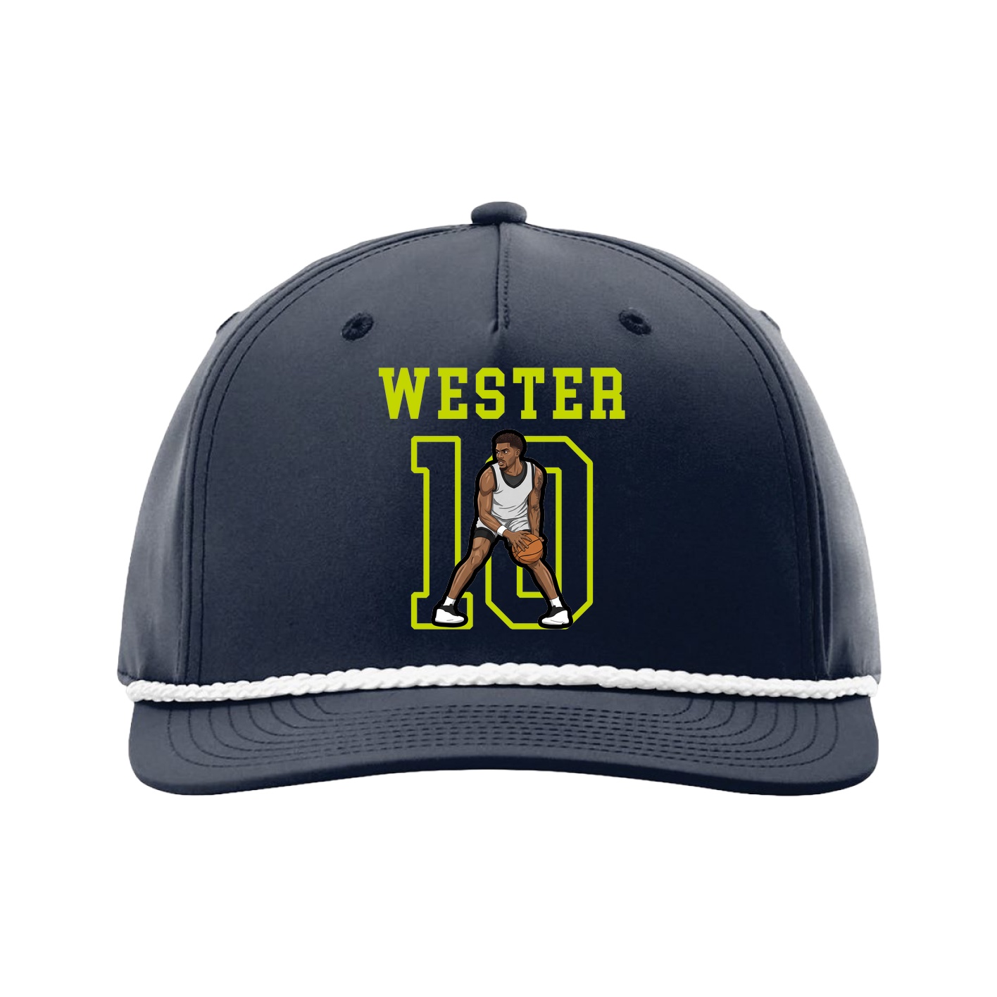 Five-Panel Classic Rope Cap — Shirsey in Navy