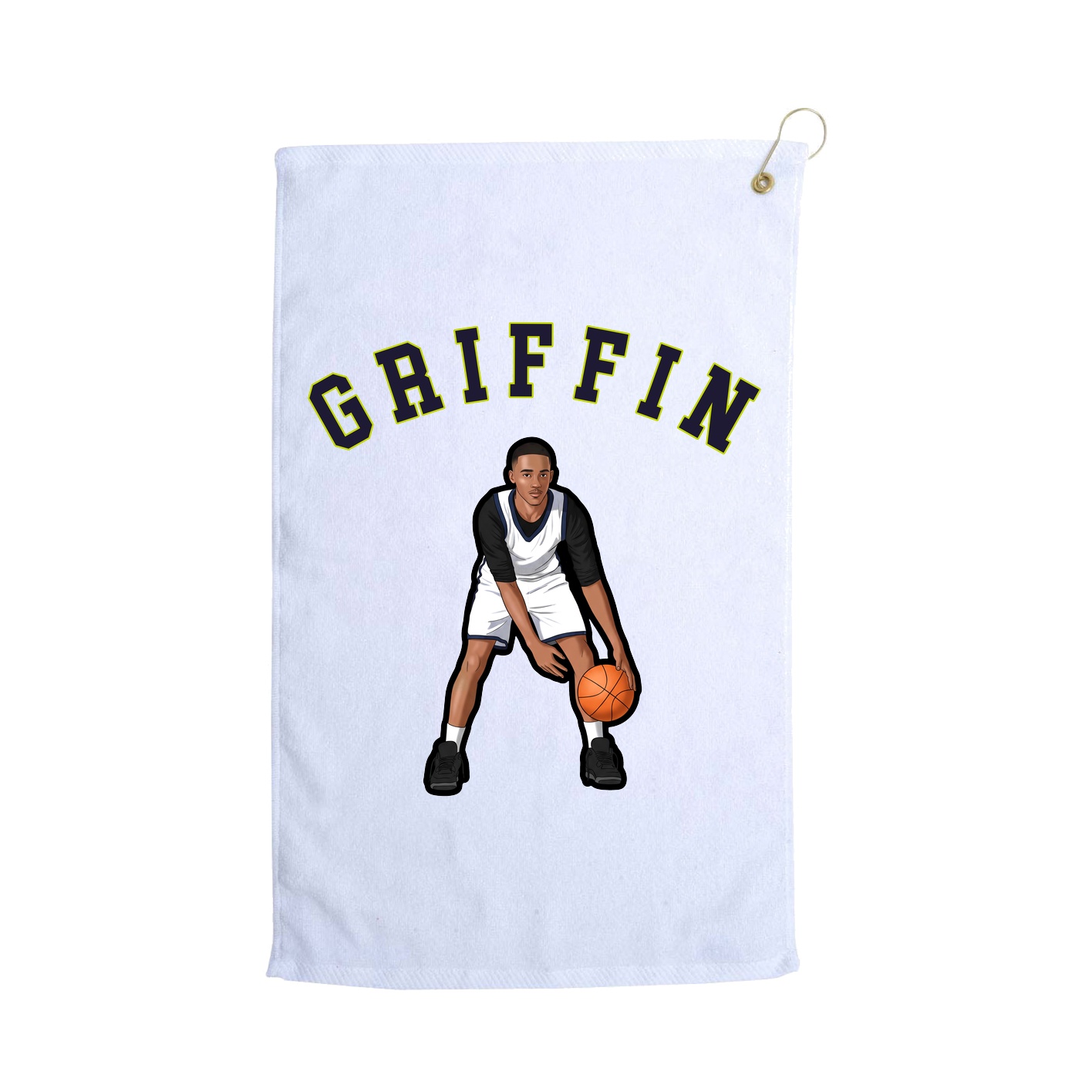 Golf Towel — Shirsey Arch in White