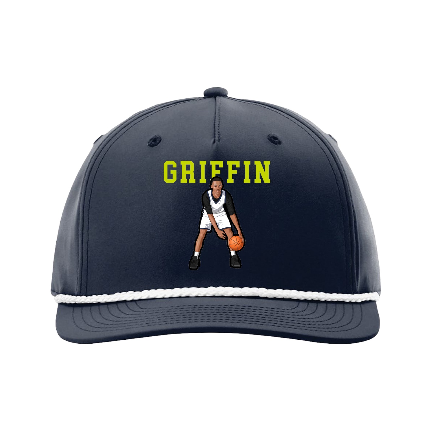 Five-Panel Classic Rope Cap — Shirsey in Navy