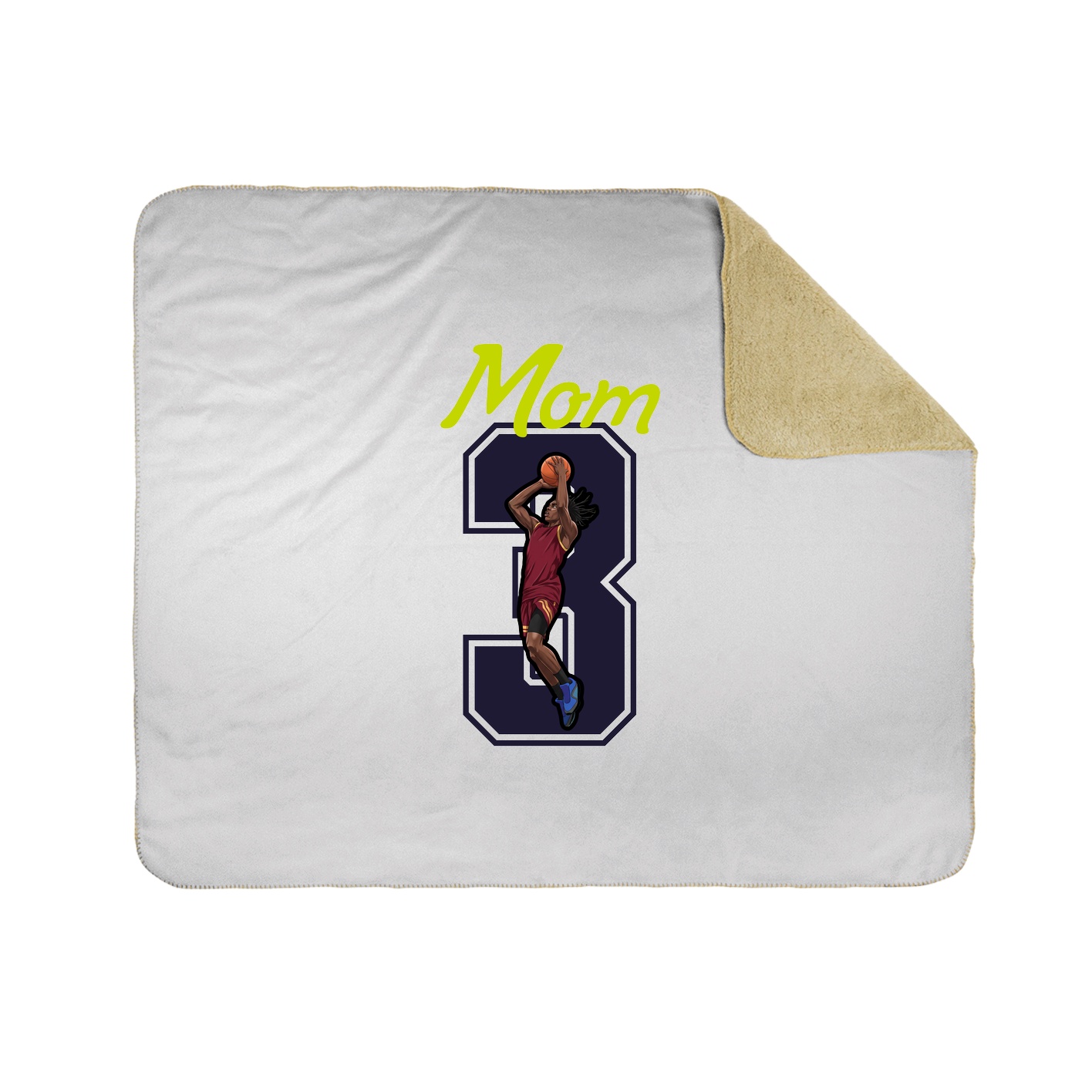 Throw Blanket — Mothers Day Shirsey in White
