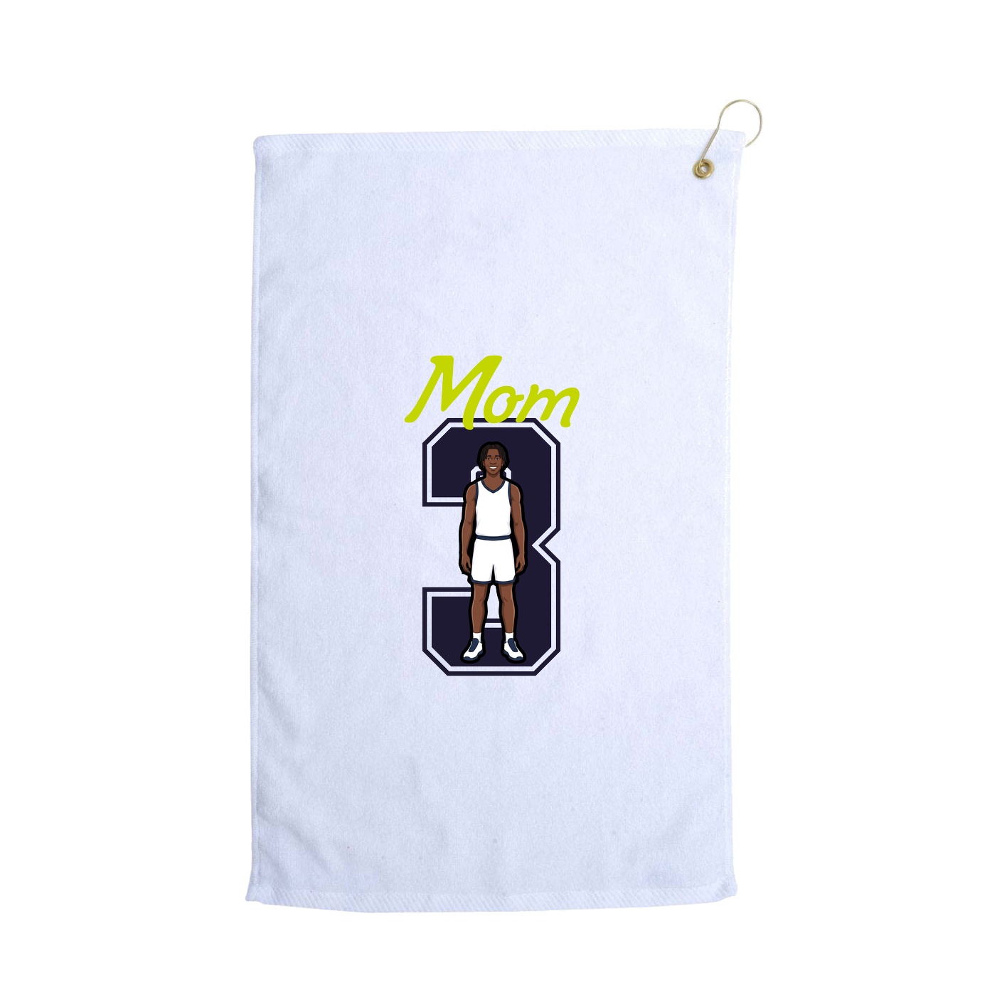 Golf Towel — Mothers Day Shirsey in White