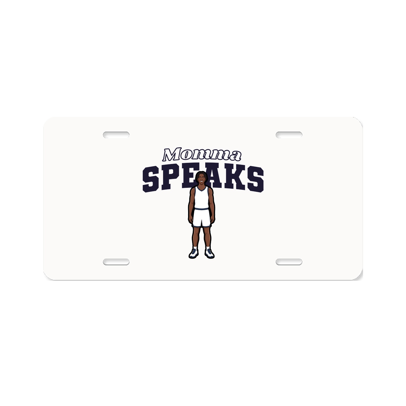License Plate — Mothers Day Block in Classic